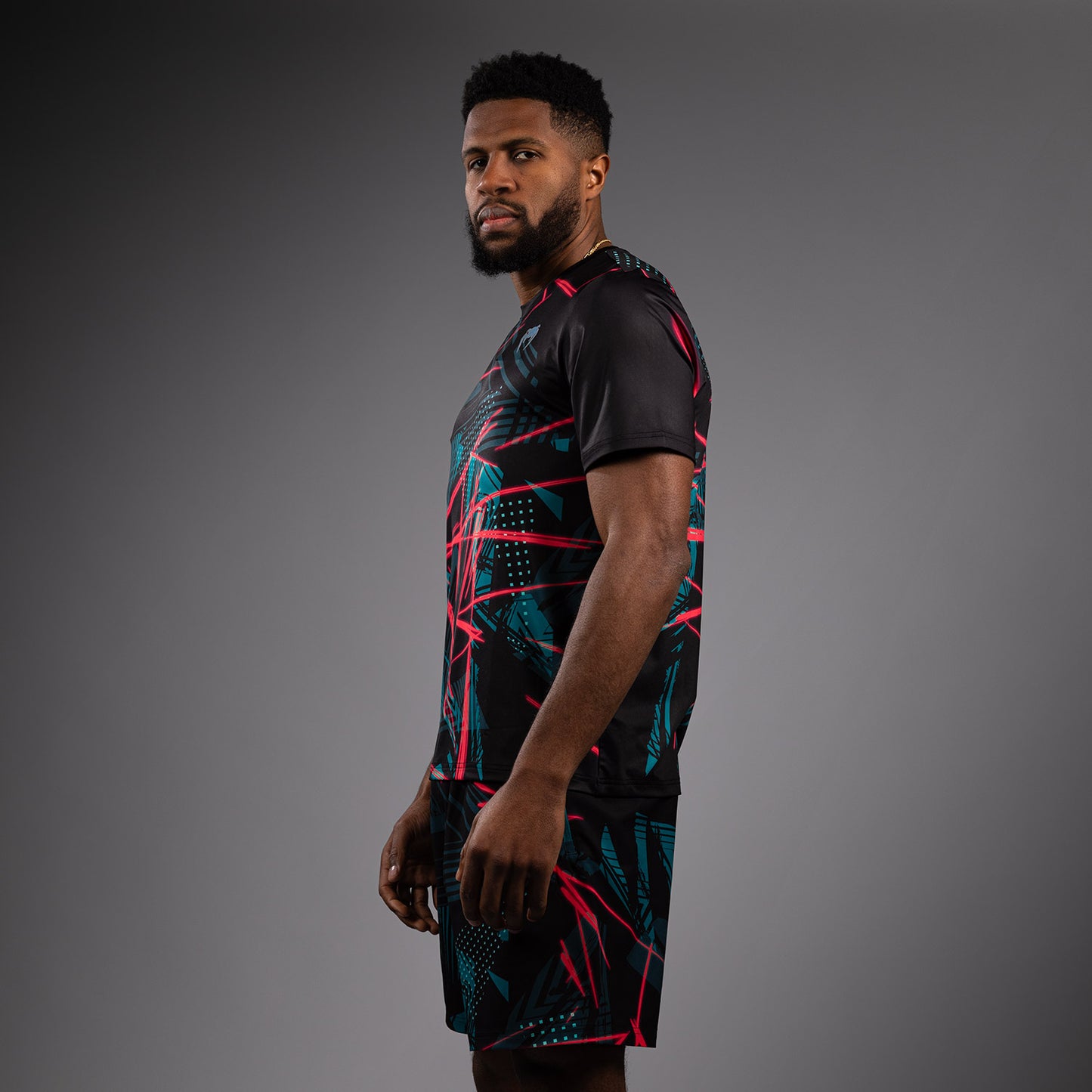 UFC Fusion By Venum Miami Edition Fight Week Maglietta Dry-Tech da uomo - Nero