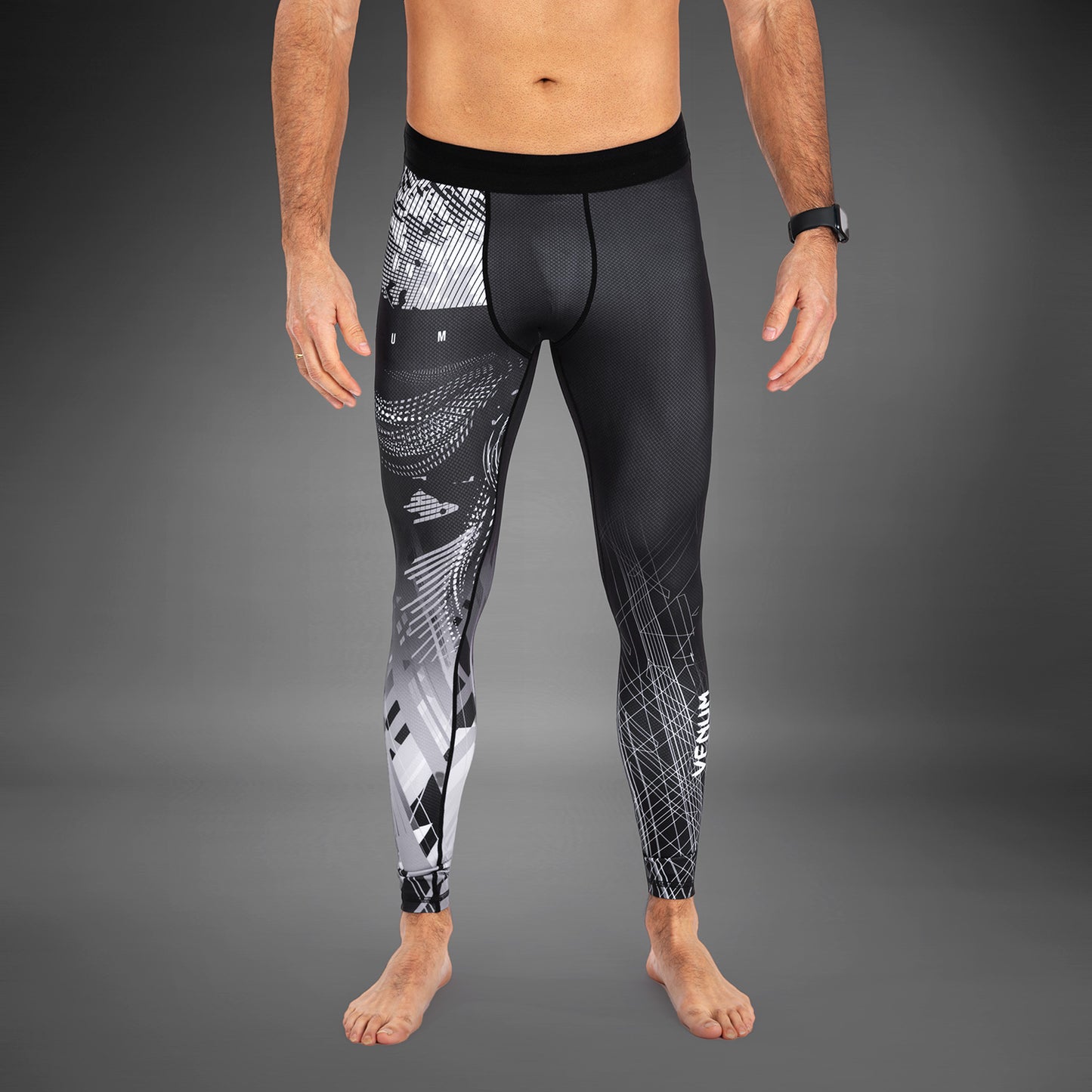 Venum Gorilla Jungle Pantaloni a compressione - Nero/Bianco