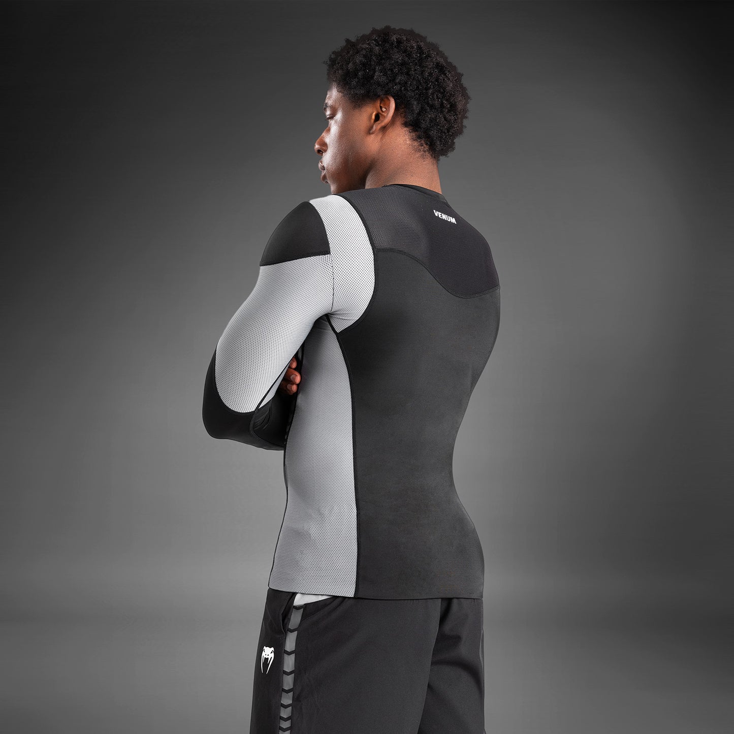 Venum Tempest Rashguard a maniche lunghe - Nero/Grigio