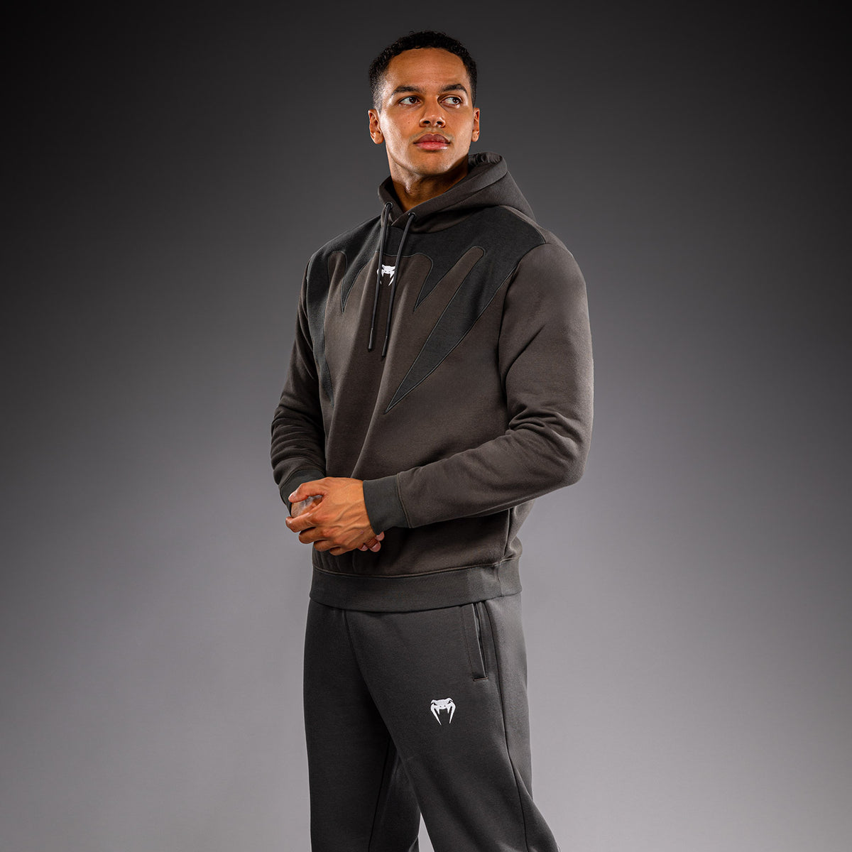 Venum Attack Fleece & Weave Felpa con cappuccio - Grigio