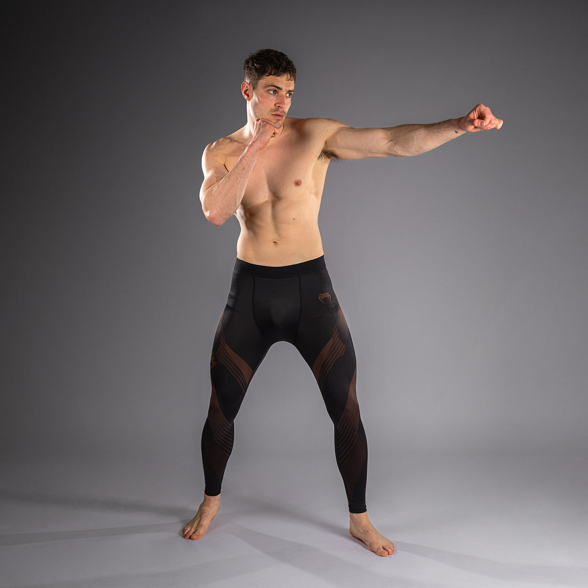 Venum No-Gi 6.0 Spats - Nero/Marrone