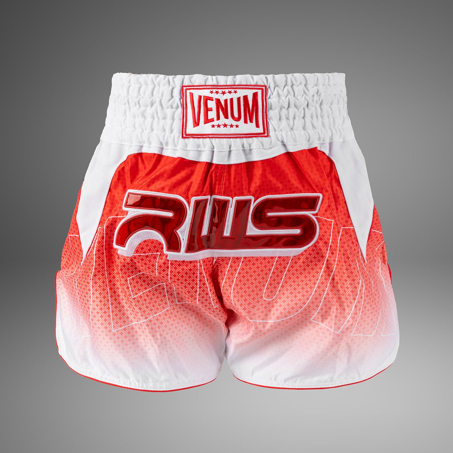 Venum x RWS 2.0 Pantaloncini Muay Thai – Bianco/Rosso