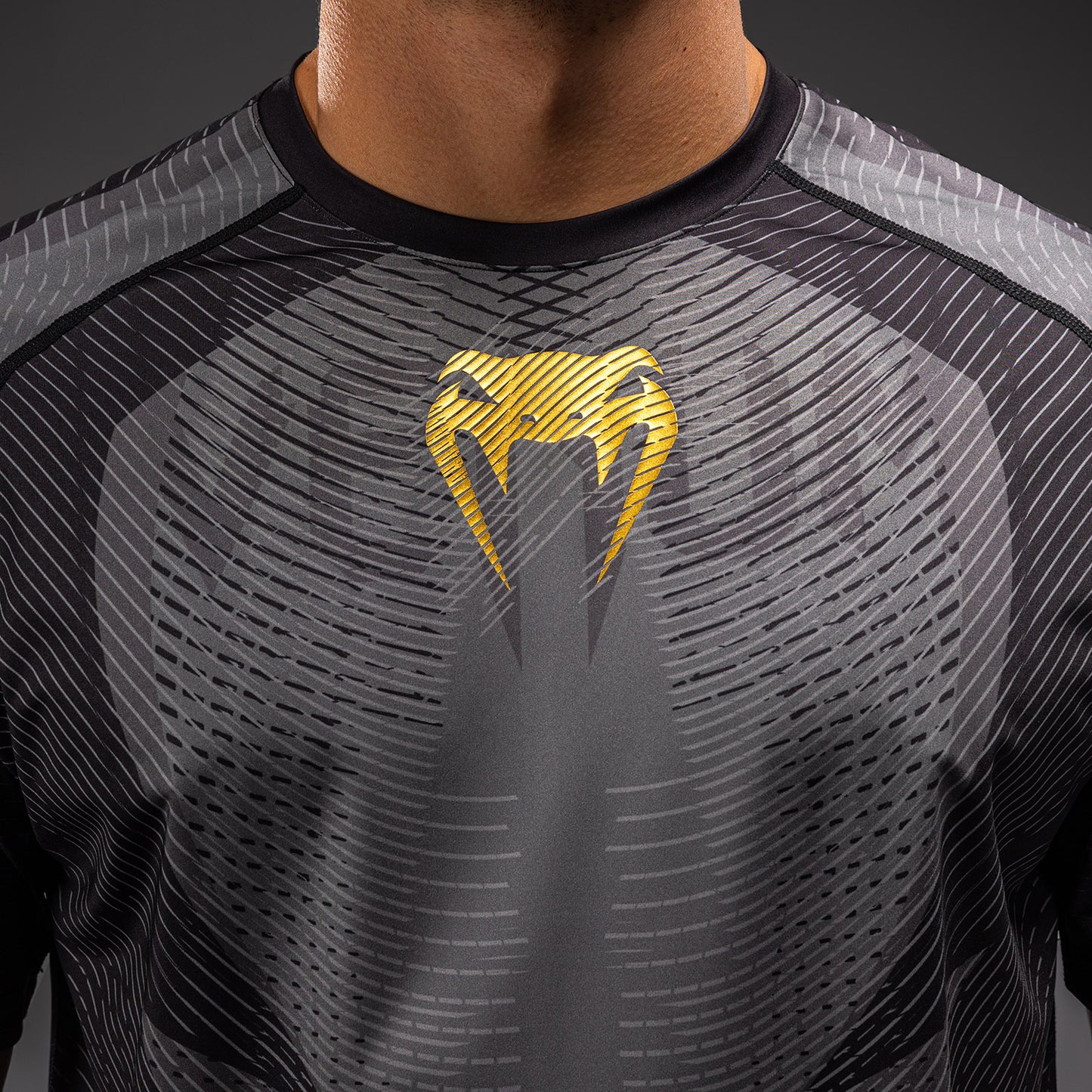 Venum Galactic 3.0 Maglietta Dry Tech - Nero/Oro