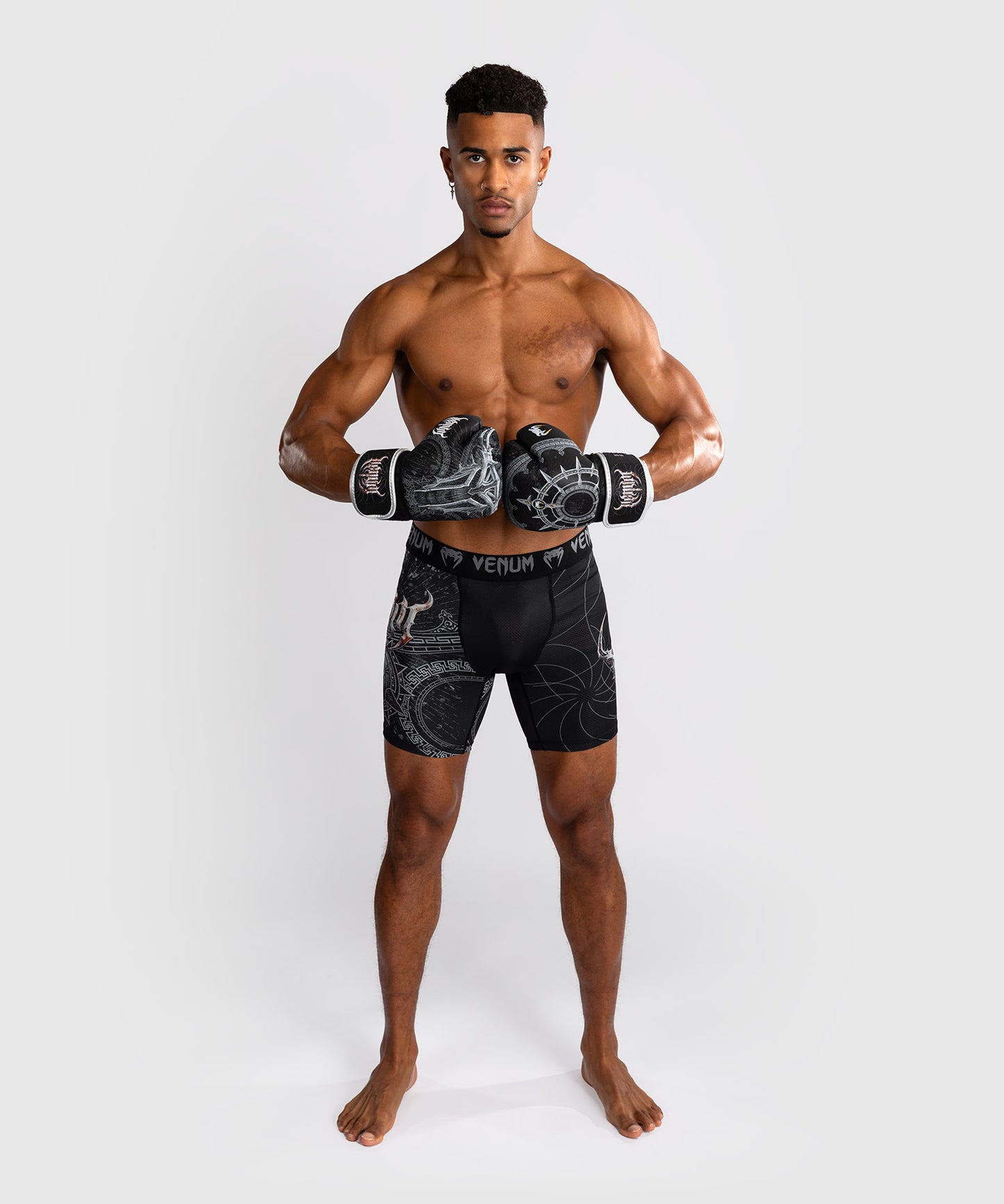 Venum Gladiator 5.0 Pantaloni Vale Tudo Da Uomo - Nero/Argento