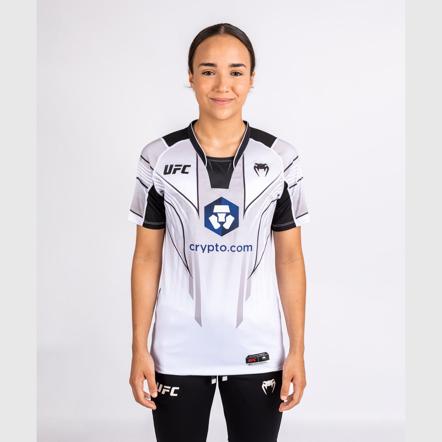Maglia UFC Venum personalizzata Authentic Fight Night 2.0 Donna - Bianco