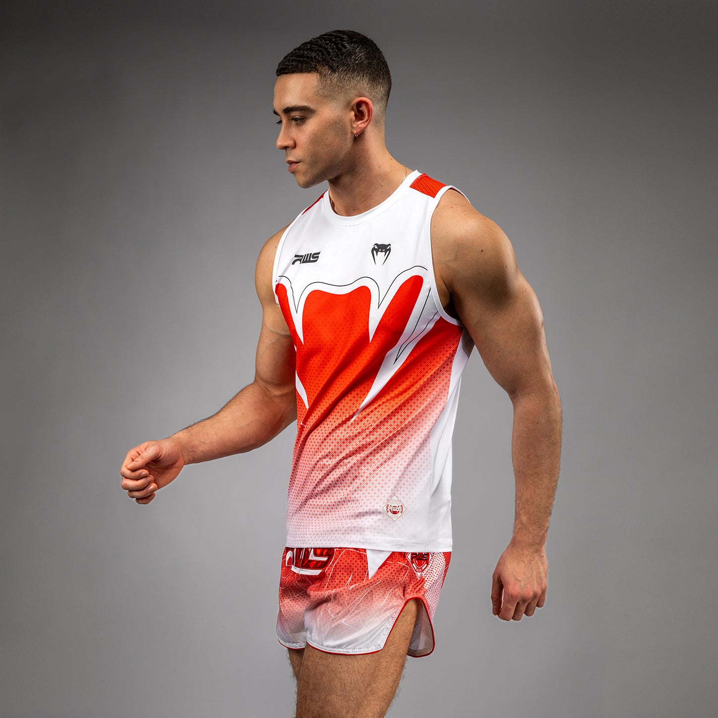 Venum x RWS 2.0 Canotta Dry-Tech da uomo – Bianco/Rosso