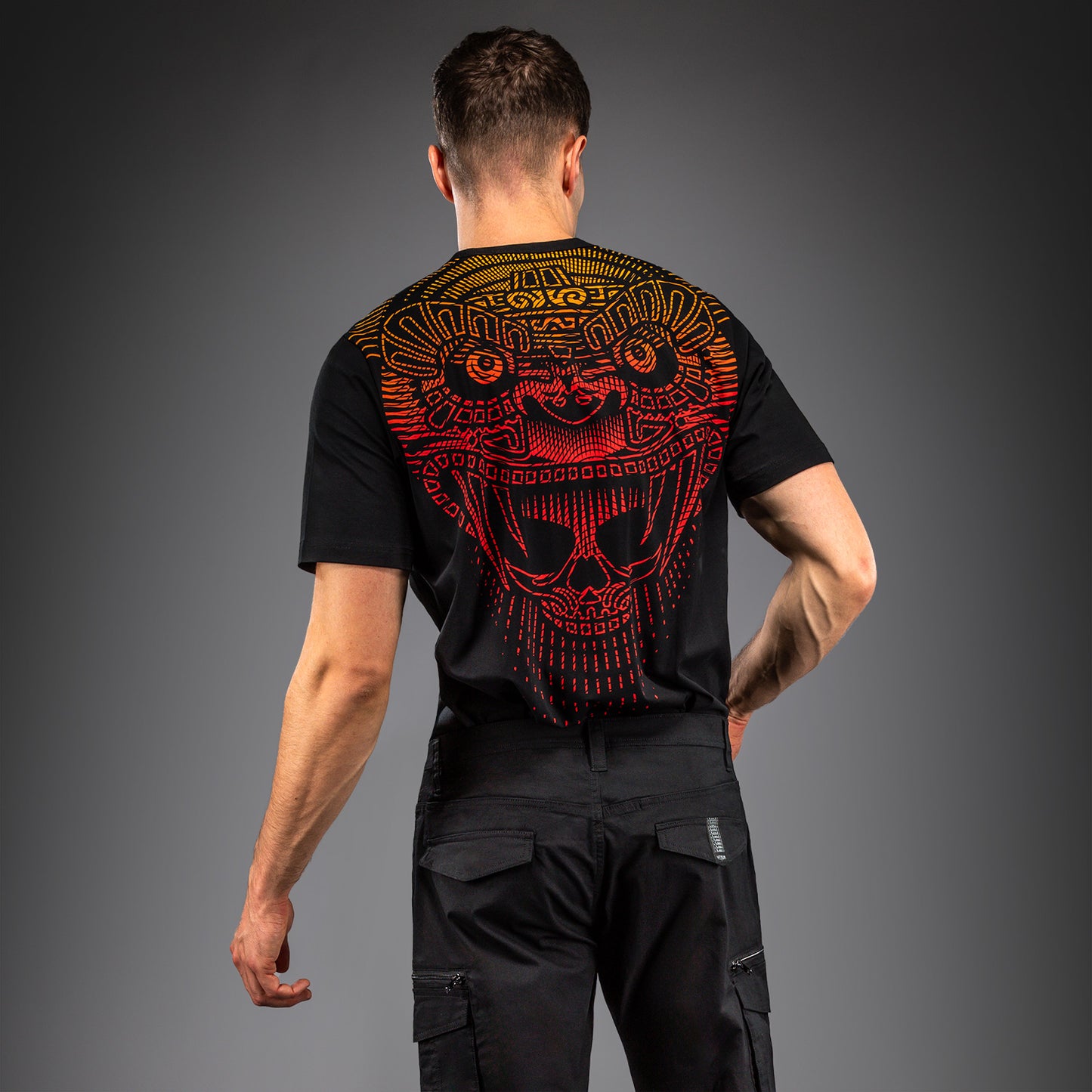 Venum Quetzal Fury T-Shirt - Nero/Rosso Fury/Arancio