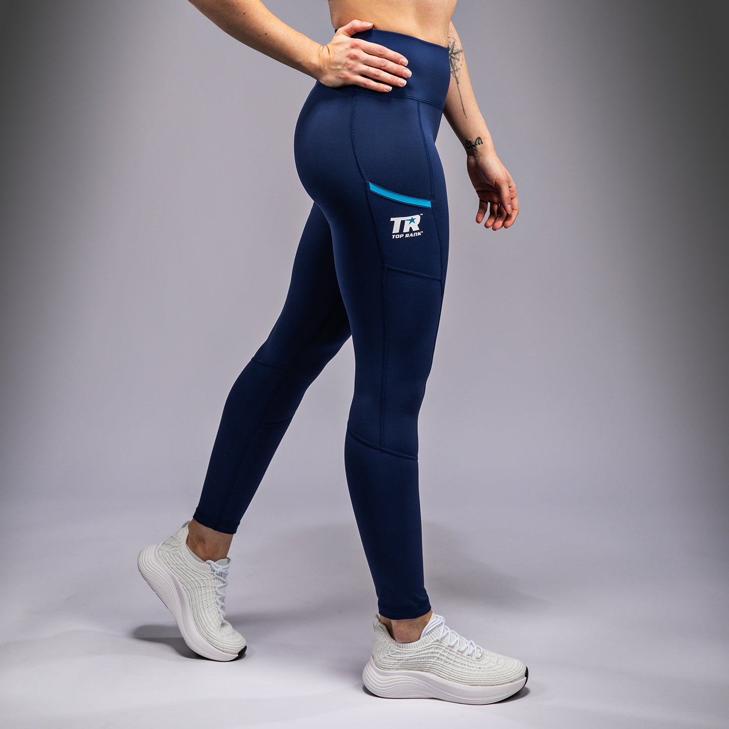 Venum x Top Rank Original Leggings 7/8 da Donna - Blu Navy
