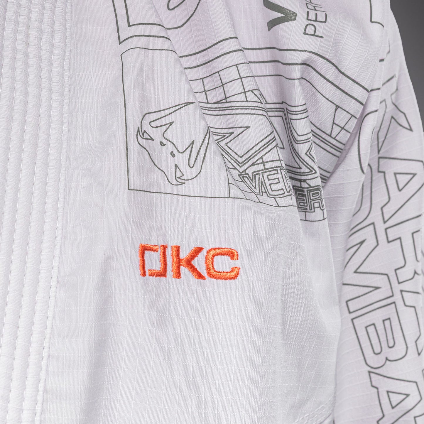 Karate Combat by Venum Gi BJJ – Bianco/Grigio
