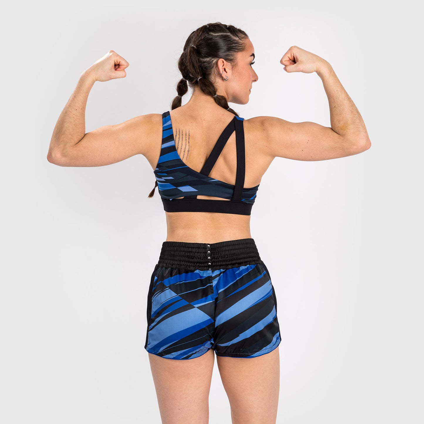 Venum Abyss Short da Muay Thai da Donna - Blu Ombra
