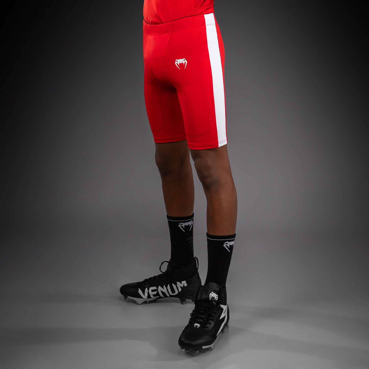 Venum Elite Football Pantaloncini a Compressione per Bambini - Rosso