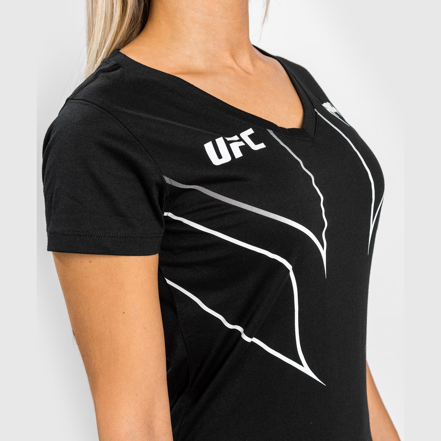 Maglietta UFC Venum Fight Night 2.0 Replica Donna - Nero