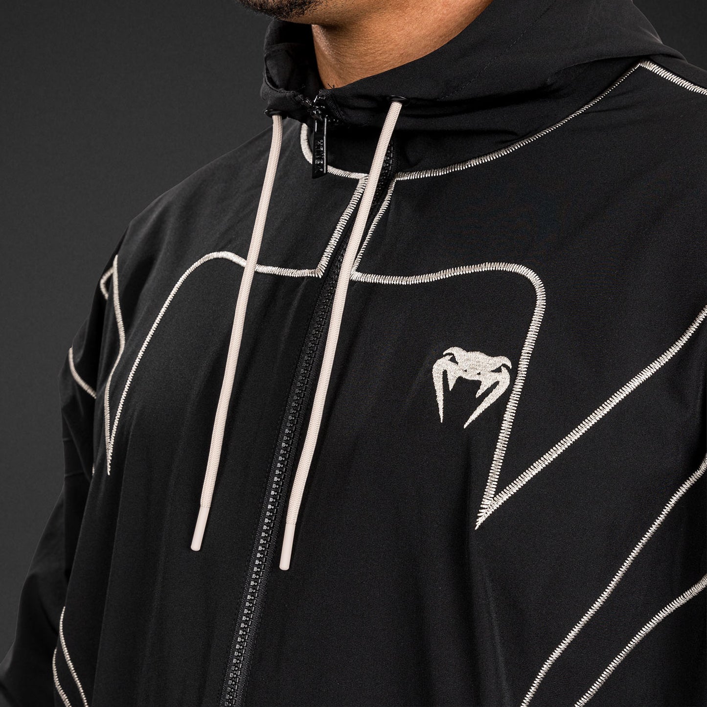 Venum Attack 90 Giacca Sportiva - Nero/Bianco