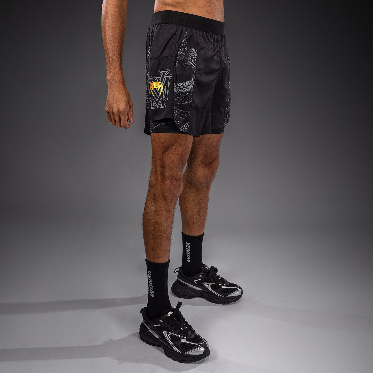 Venum Matupa Pantaloncini da Allenamento - Nero/Grigio/Oro