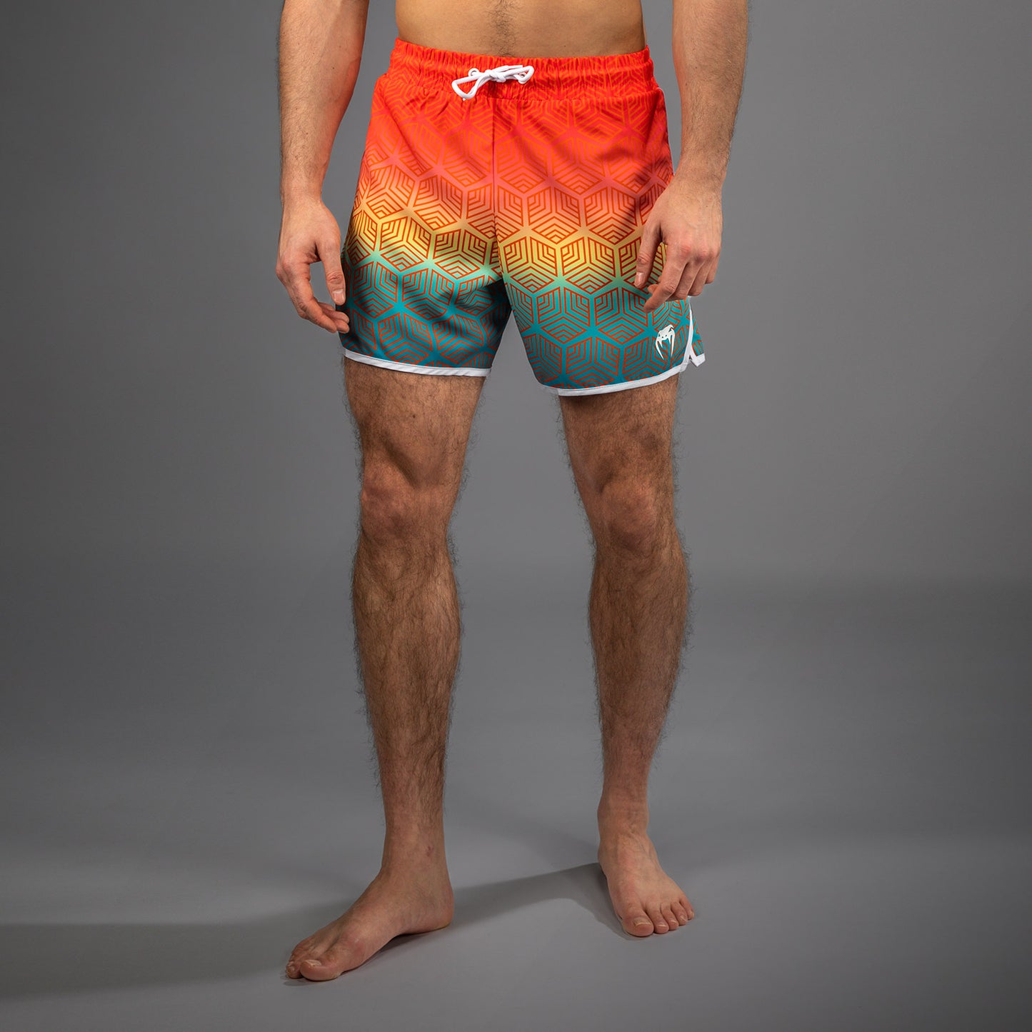 Venum Octane Board Shorts - Sunset Orange/Celeste