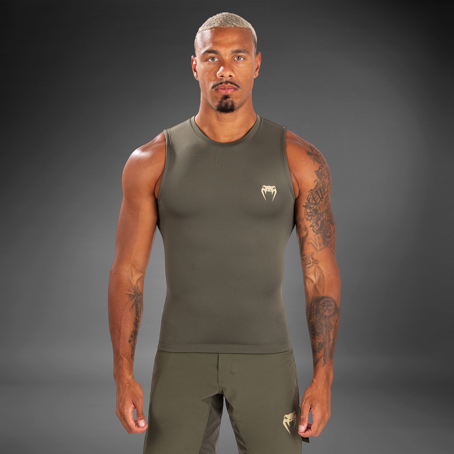 Venum Contender Rashguard senza maniche - Cachi
