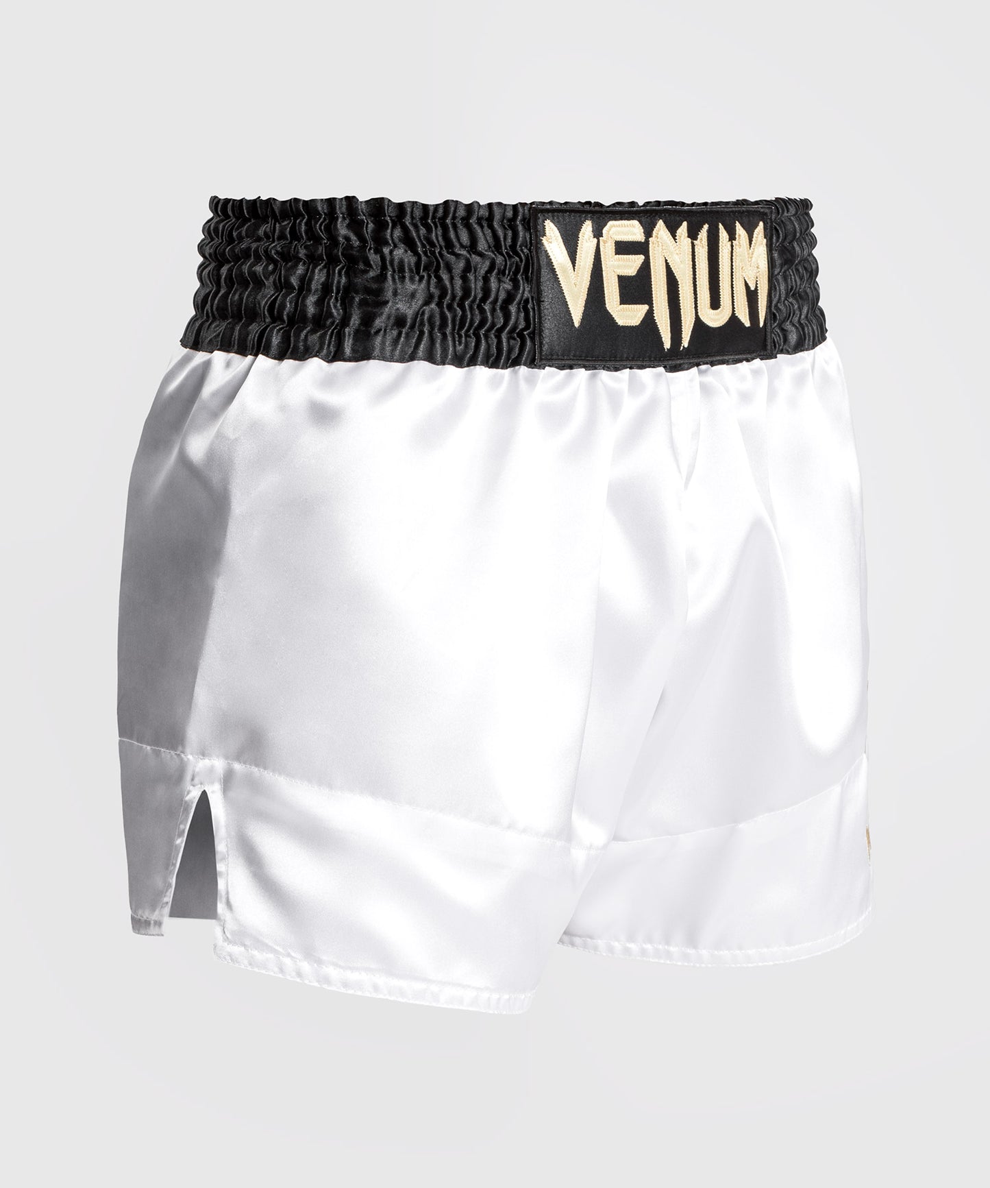 Pantaloncini Venum Classic Muay Thai - Nero/Bianco/Oro