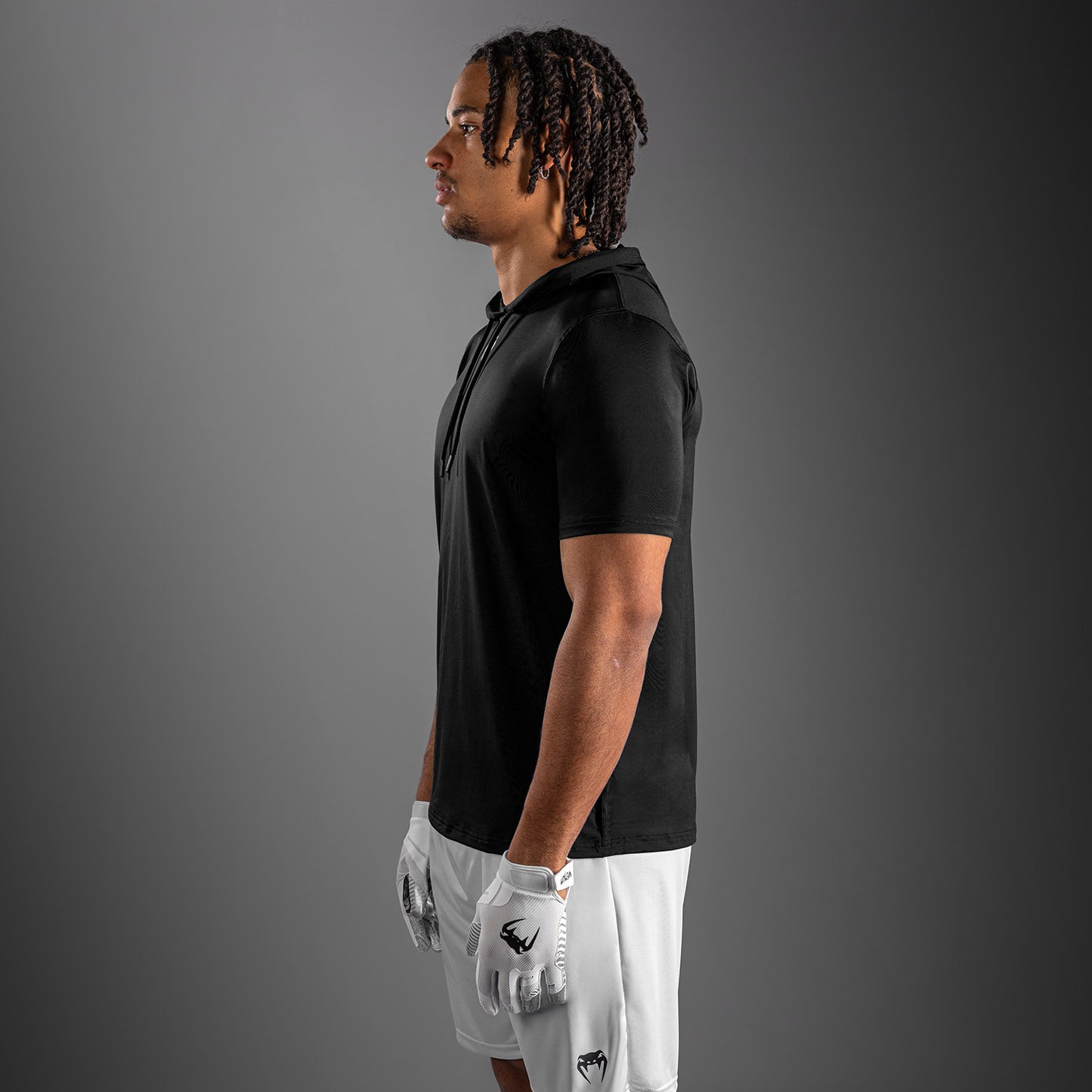 Venum Elite Felpa Dry-Tech a Maniche Corte - Nero