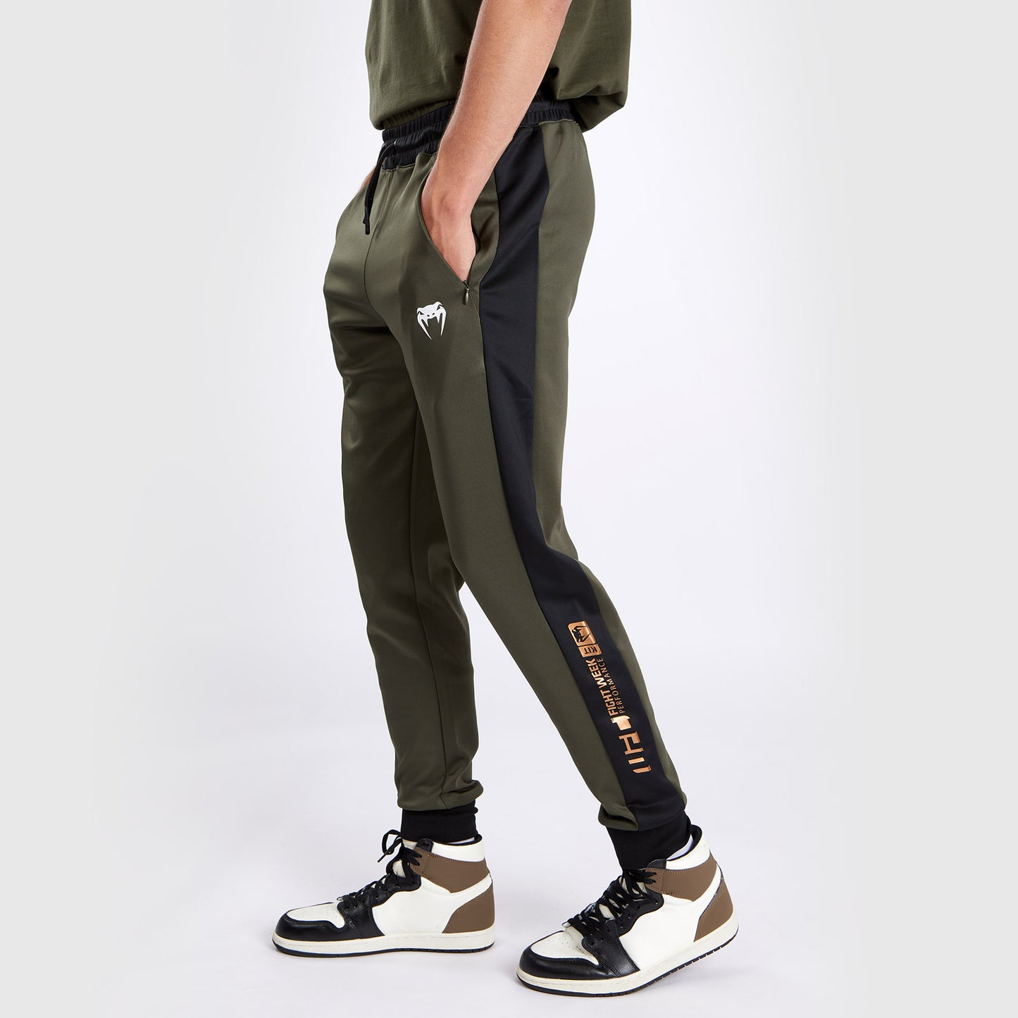 UFC Adrenaline by Venum Fight Week Pantaloni da jogging da Uomo - Khaki/Bronzo