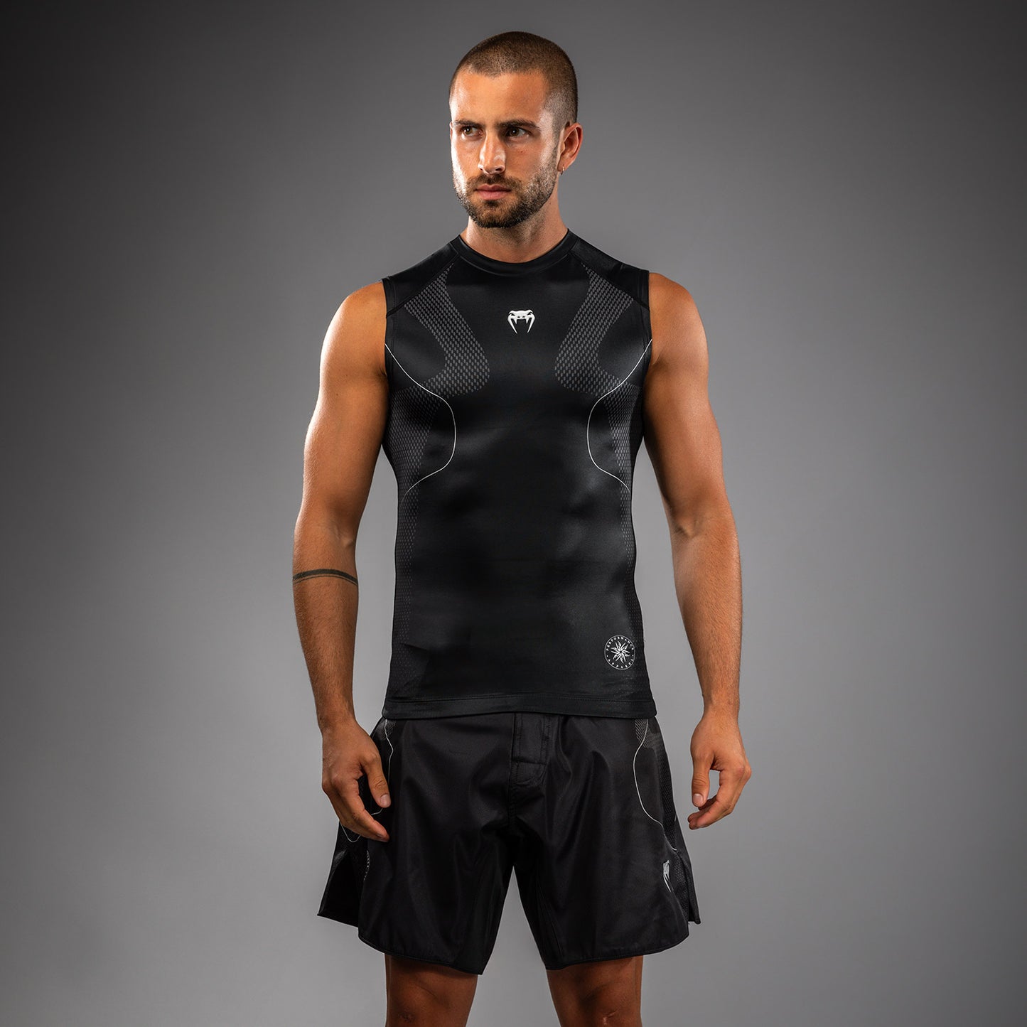 Venum Nexus Rashguard Senza Maniche – Nero/Argento