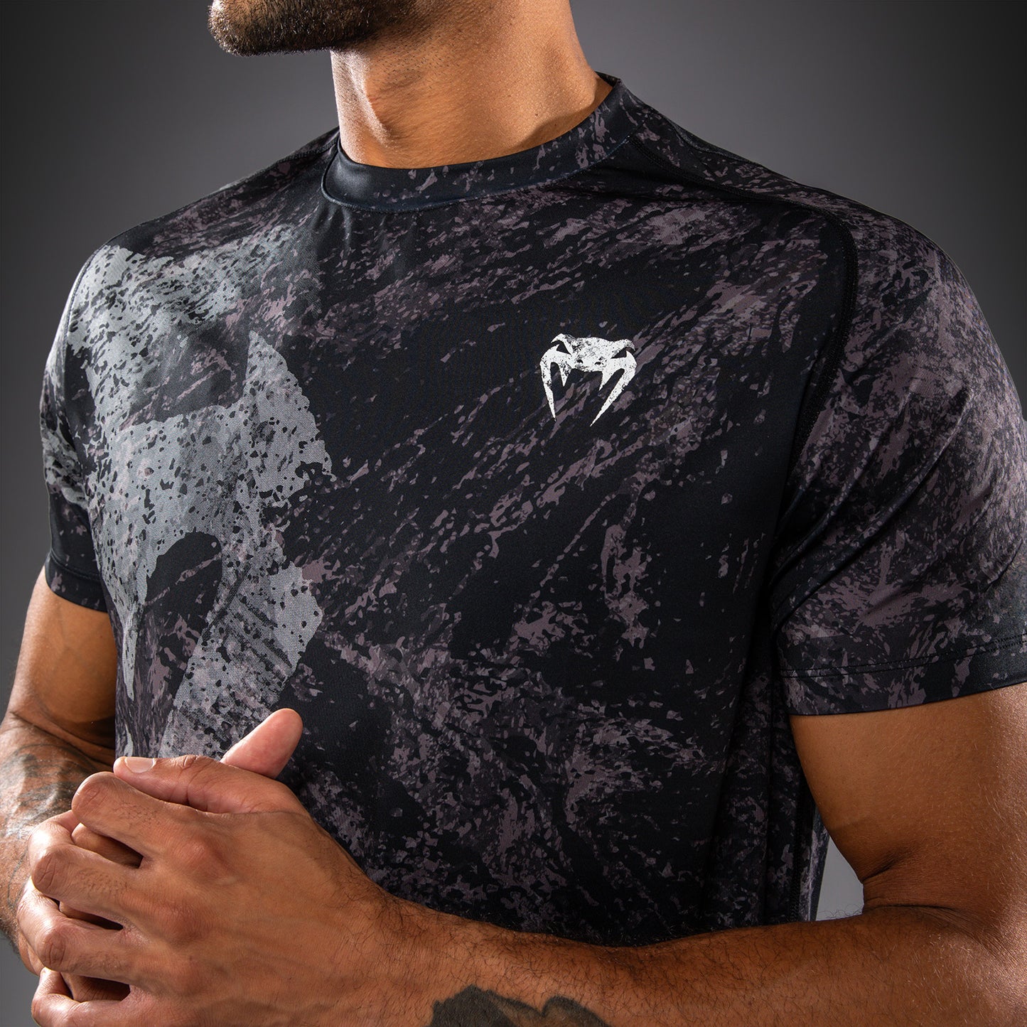 Venum Rage & Workout T-shirt Dry Tech - Nero/Grigio
