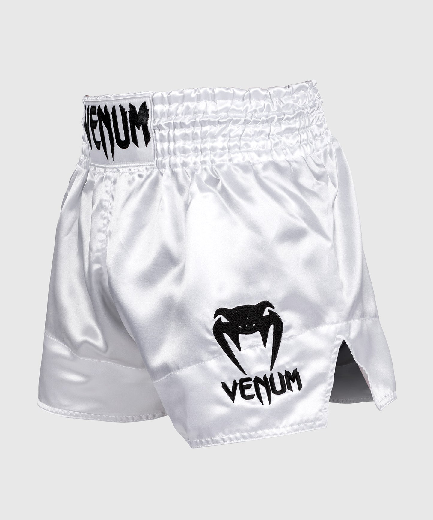Pantaloncini Muay Thai Venum Classic - Bianchi/Neri