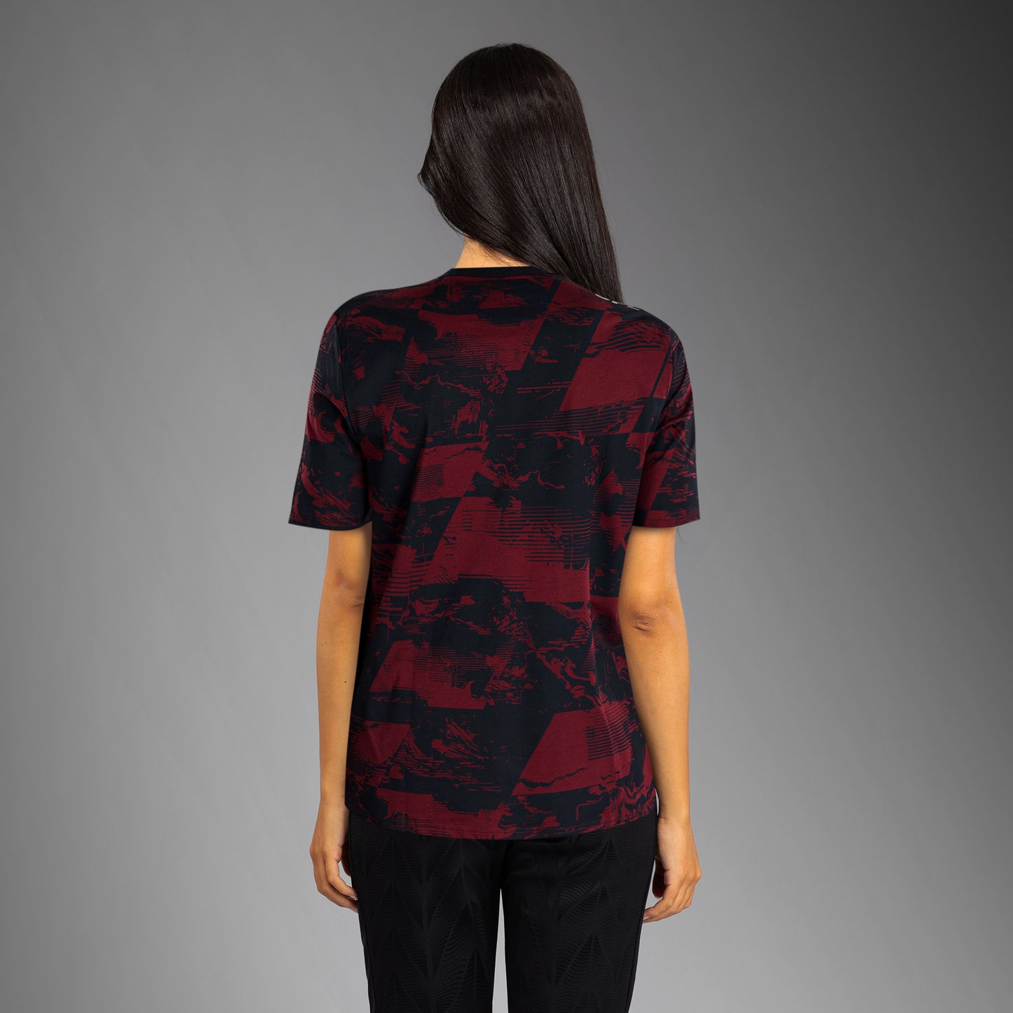 UFC Zenith by Venum Authentic Fight Week T-shirt maniche corte Donna - Blu navy/Bordeaux/Argento