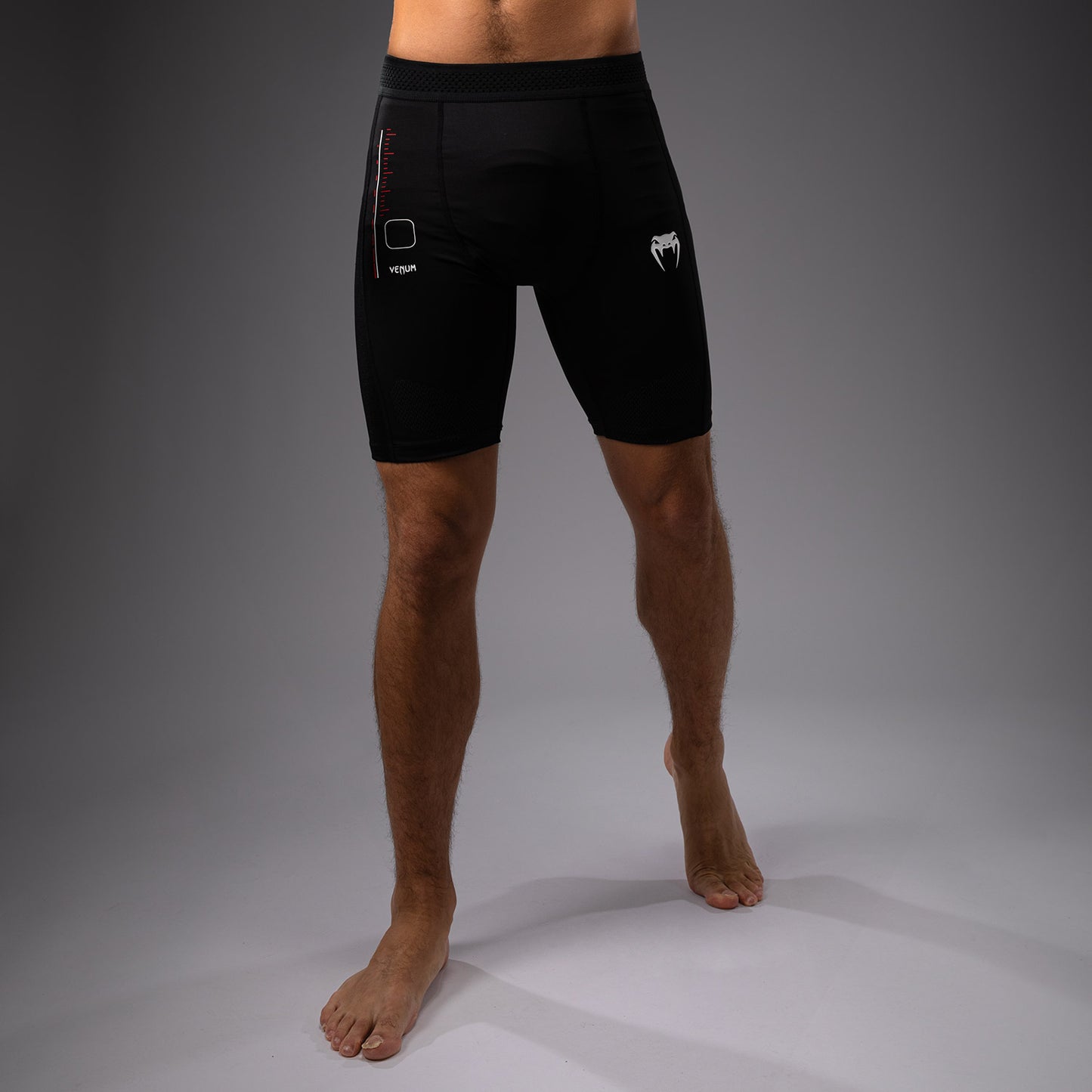 Venum Tactical XT Pantaloncini a compressione - Nero/Rosso fuoco