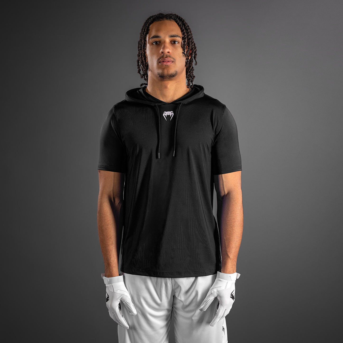 Venum Elite Felpa Dry-Tech a Maniche Corte - Nero