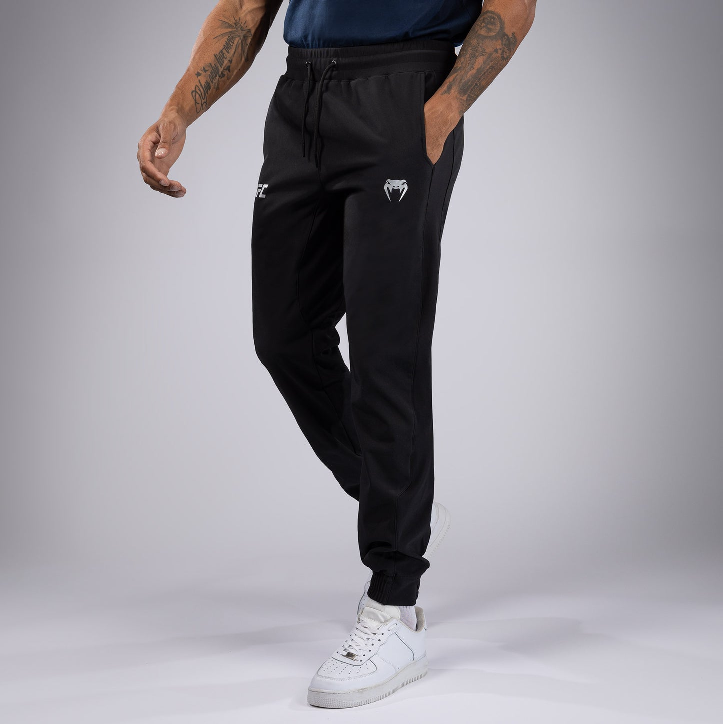 UFC Fusion by Venum Fight Week Uomo Pantalone da Uomo - Nero