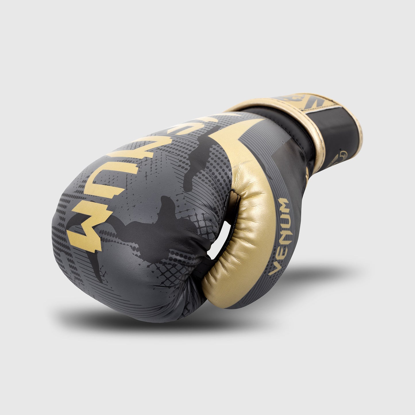 Guantoni da boxe Venum Elite - Camo/Oro