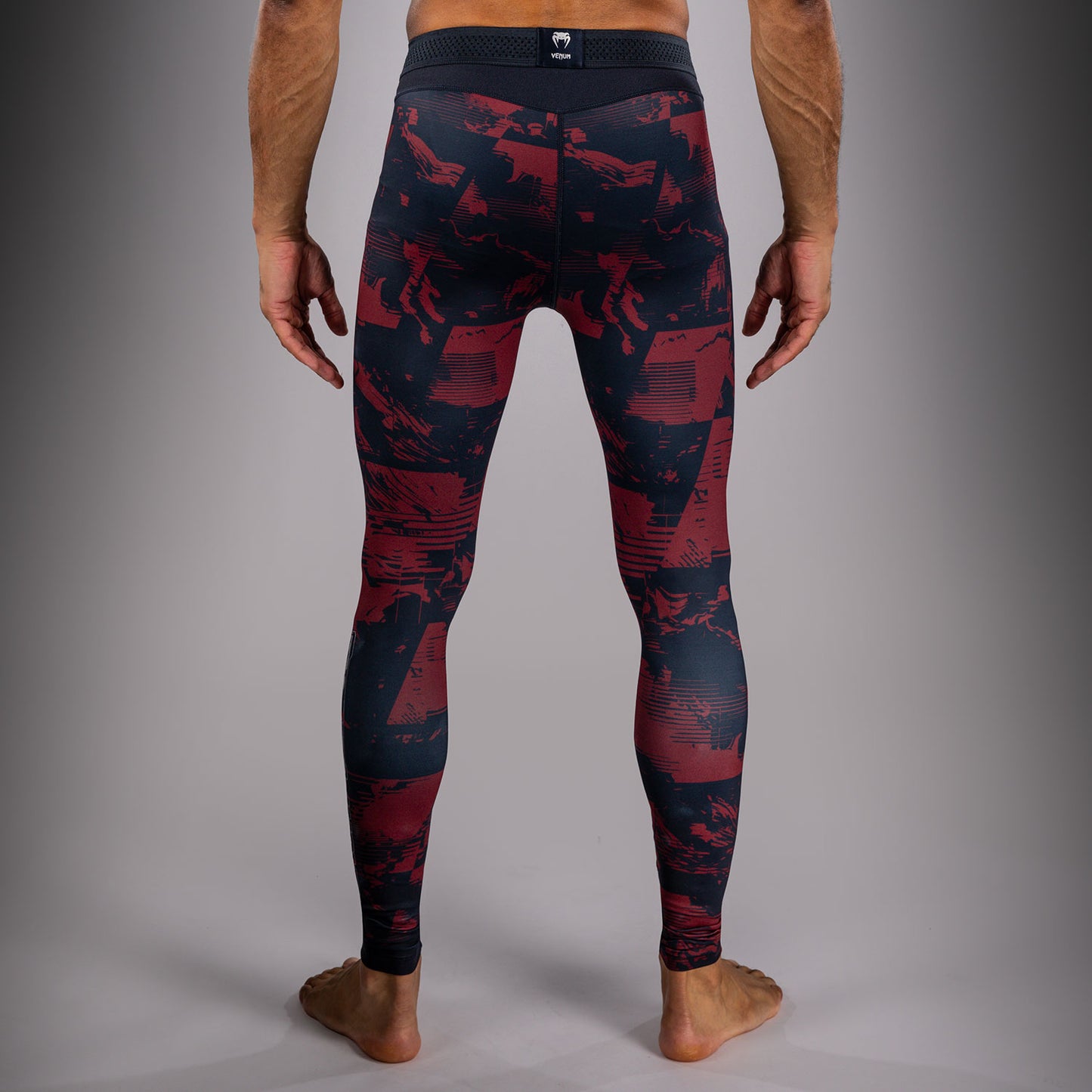 UFC Zenith by Venum Authentic Fight Week Leggings Performance Uomo - Blu navy/Bordeaux/Argento