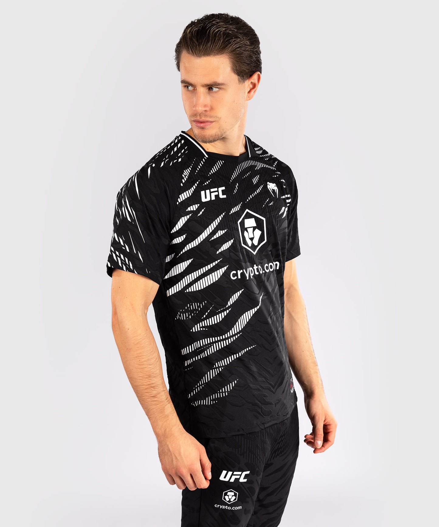 UFC Fusion by Venum Authentic Fight Night Maglietta da Gara per Uomo - Nero