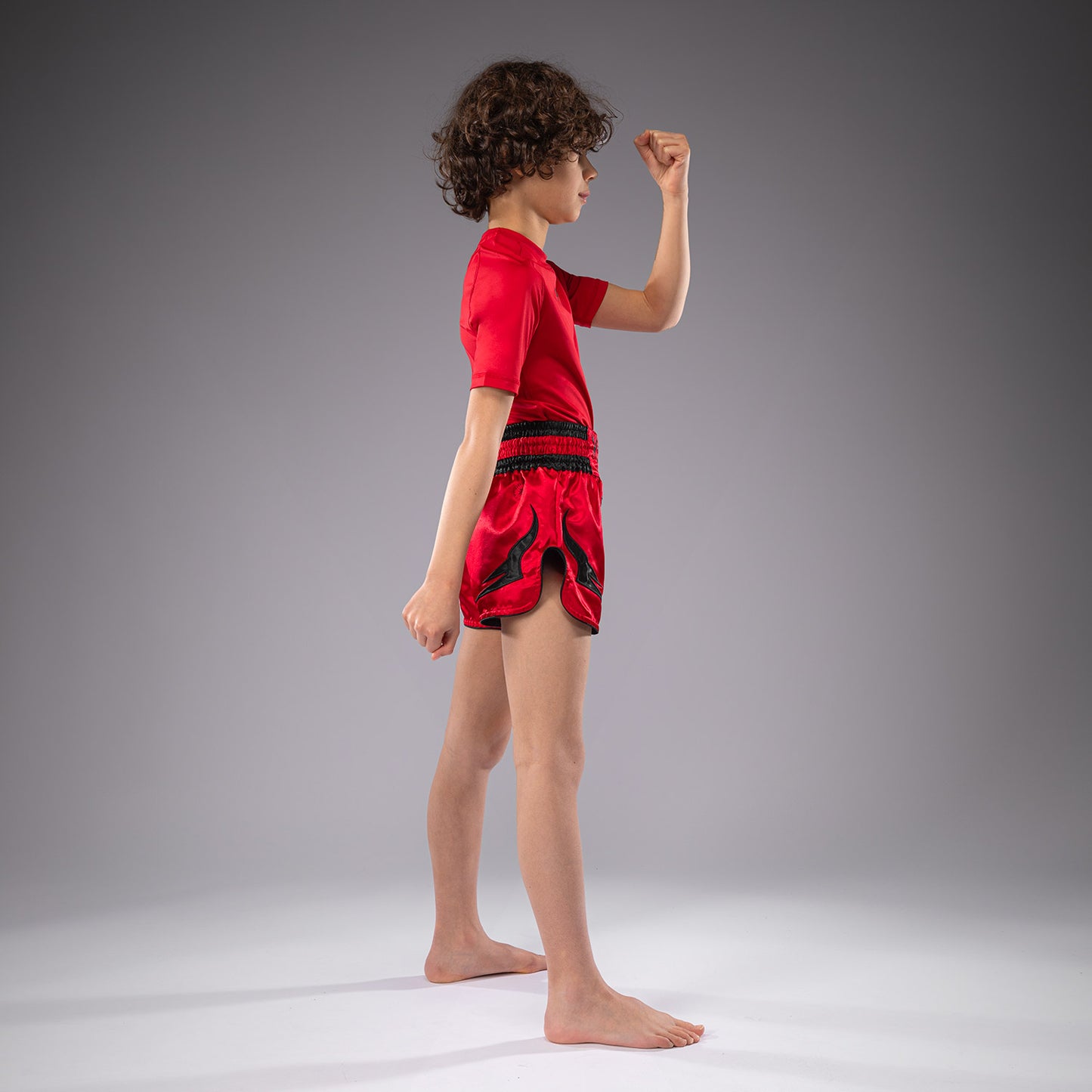 Venum Inferno Pantaloni Thai per Bambini - Rosso Ciliegia
