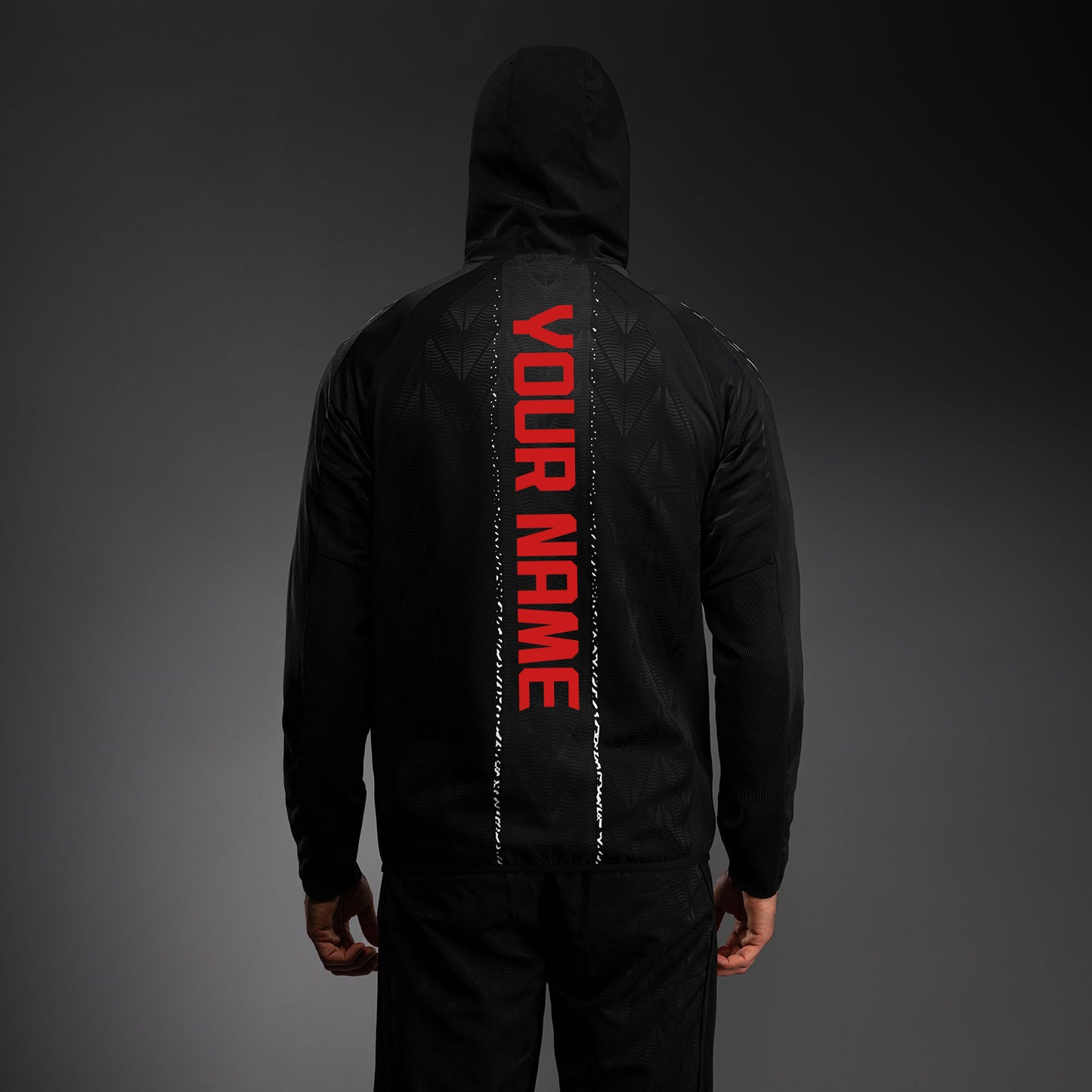 UFC Zenith by Venum Authentic Fight Night Felpa Walkout Uomo Personalizzato - Nero