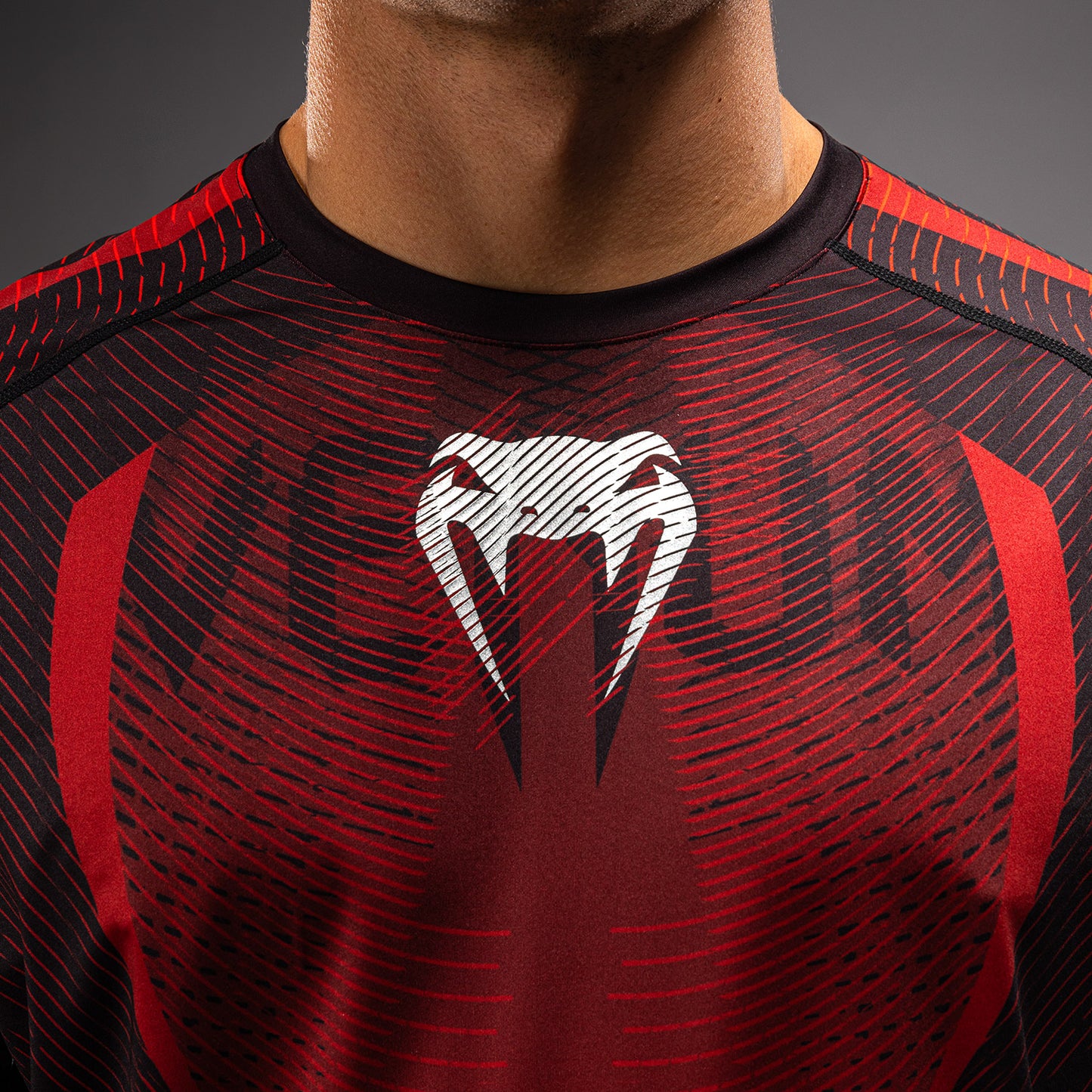 Venum Galactic 3.0 Maglietta Dry Tech - Rosso/Argento