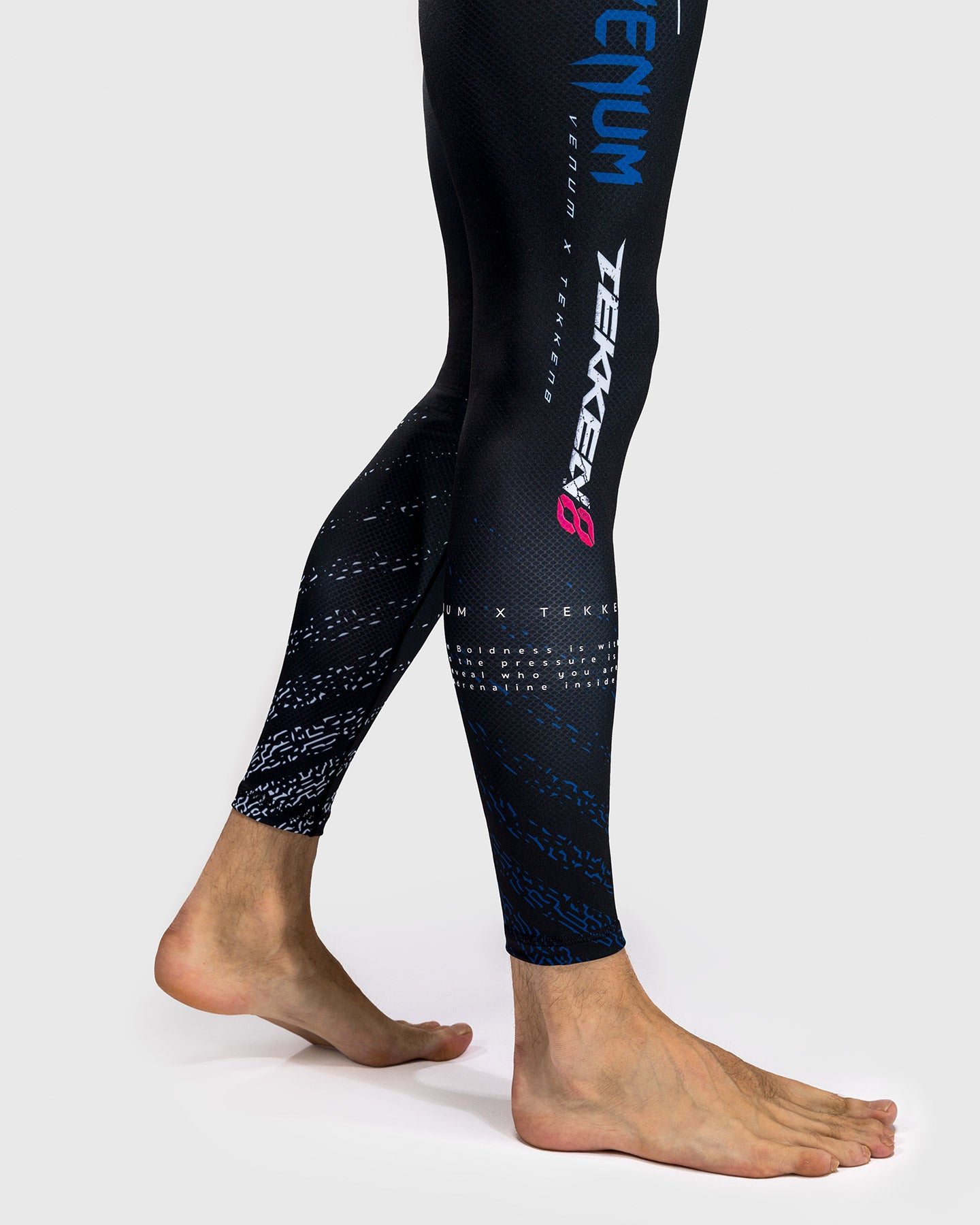 Venum x TEKKEN 8 - Jin Kazama Spats - Blu/Nero/Bianco