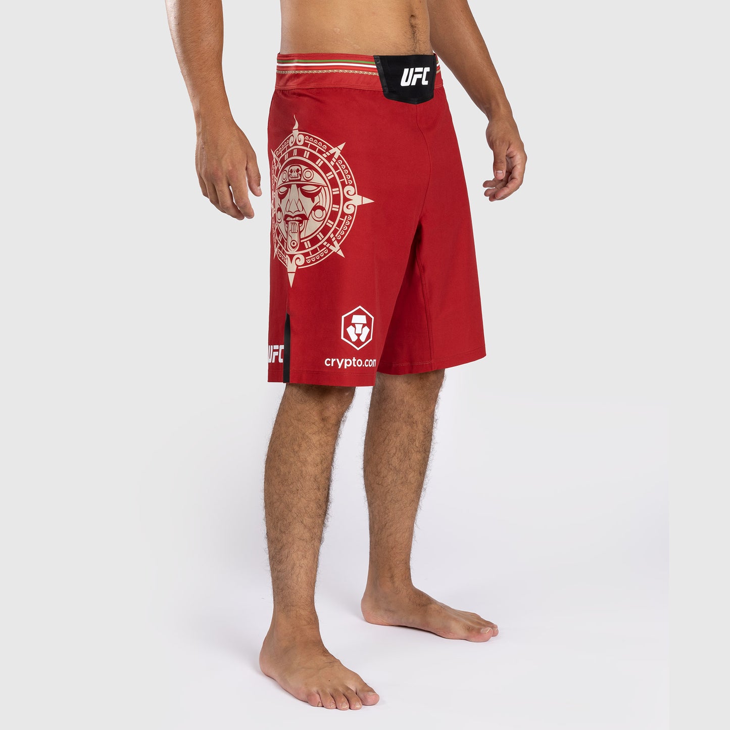 Noche UFC by Venum Authentic Fight Night Pantaloncini da combattimento da uomo - Taglio lungo - Rossi