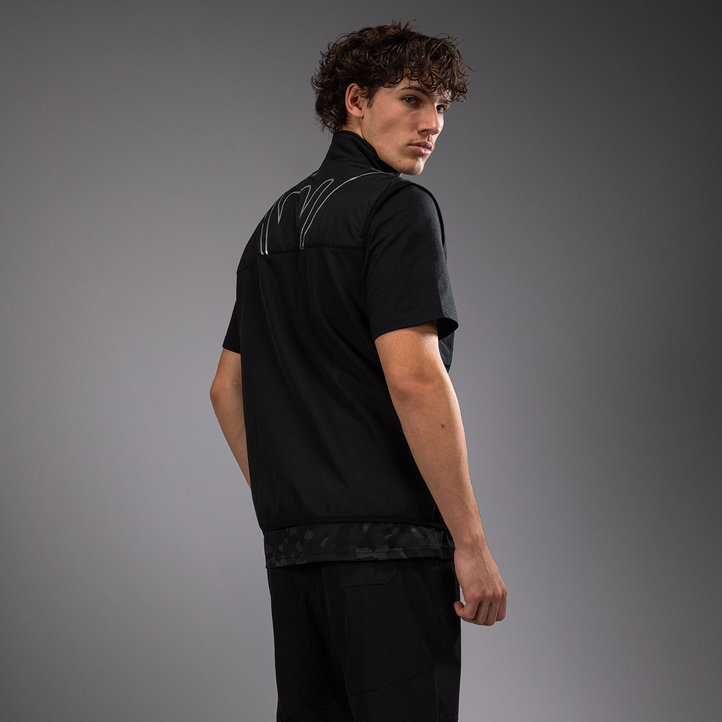Venum Paddock Softshell a maniche corte - Nero