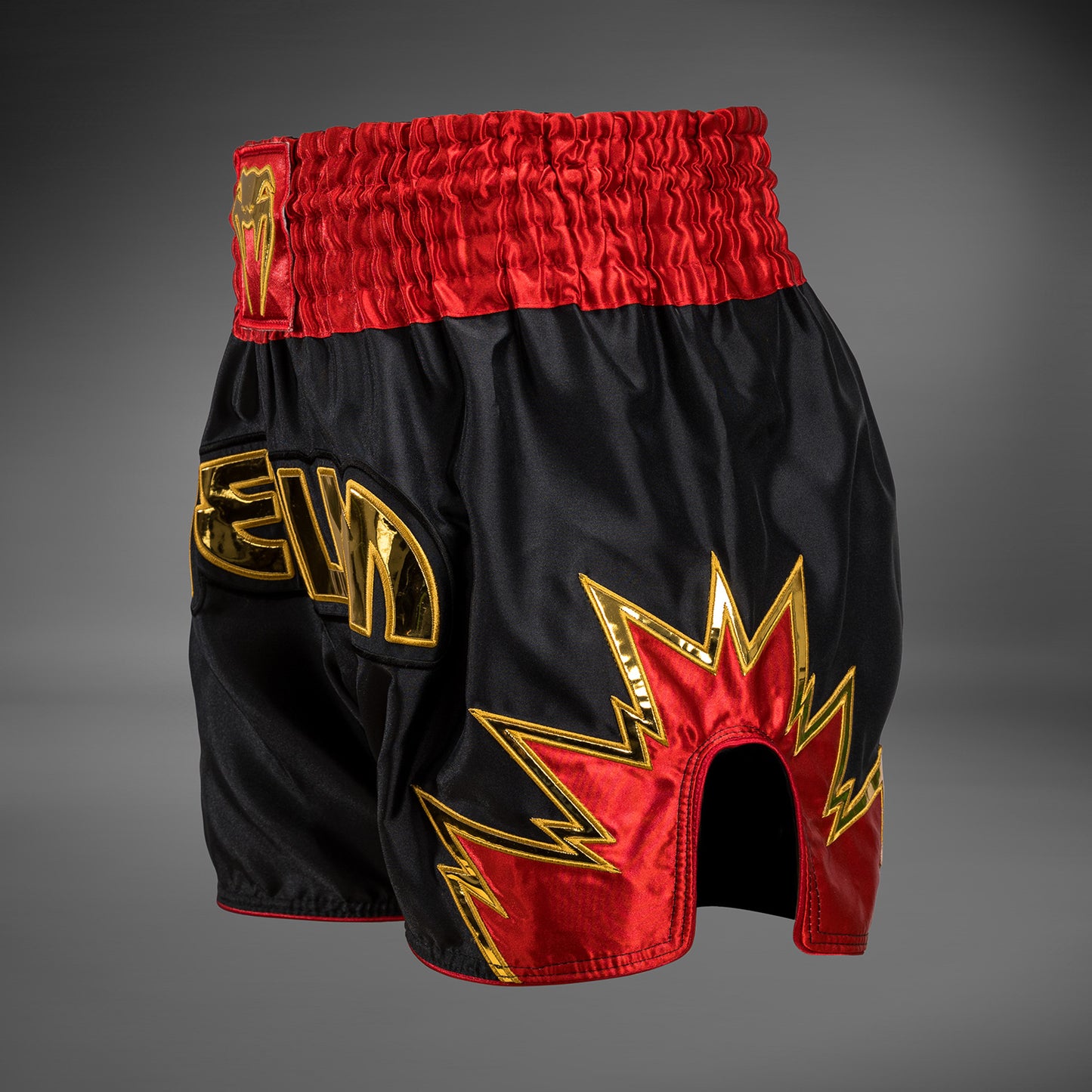 Venum Inferno Pantaloncini da Muay Thai - Nero/Oro/Rosso
