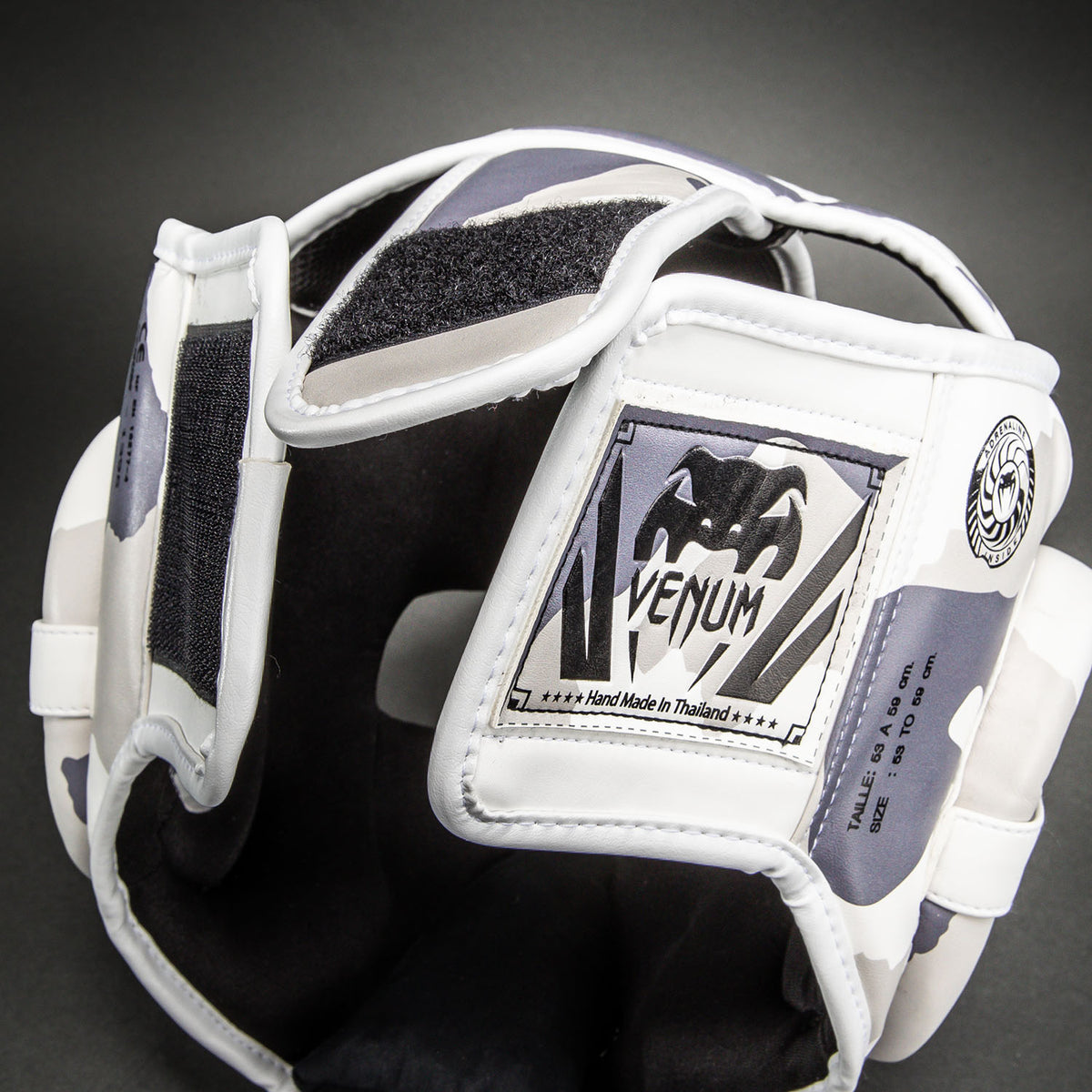 Venum Elite Casco Protettivo – Bianco/Grigio Chiaro