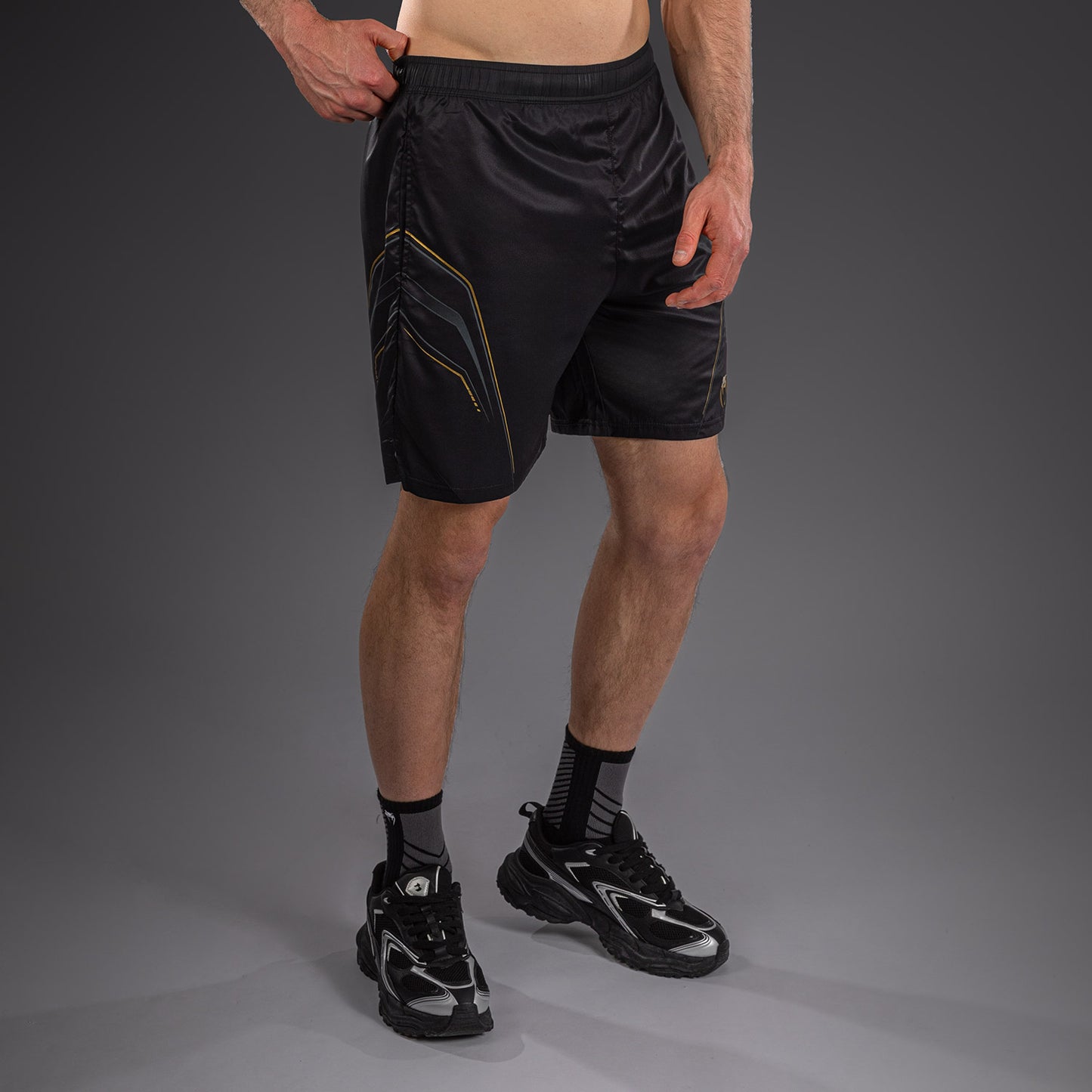 Venum Streamline Pantaloncini da Allenamento – Nero/Oro