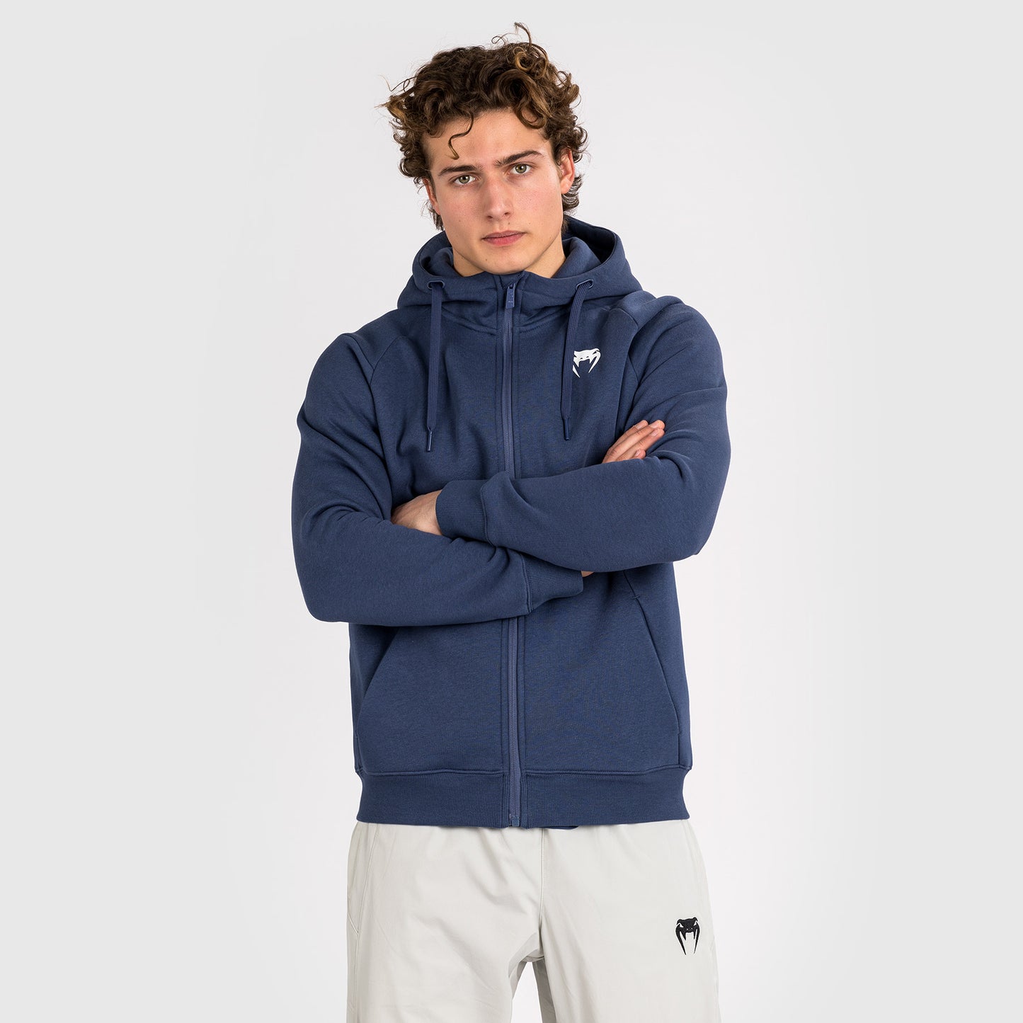 Venum Strikeland Felpa con cappuccio e zip intera - Blu navy