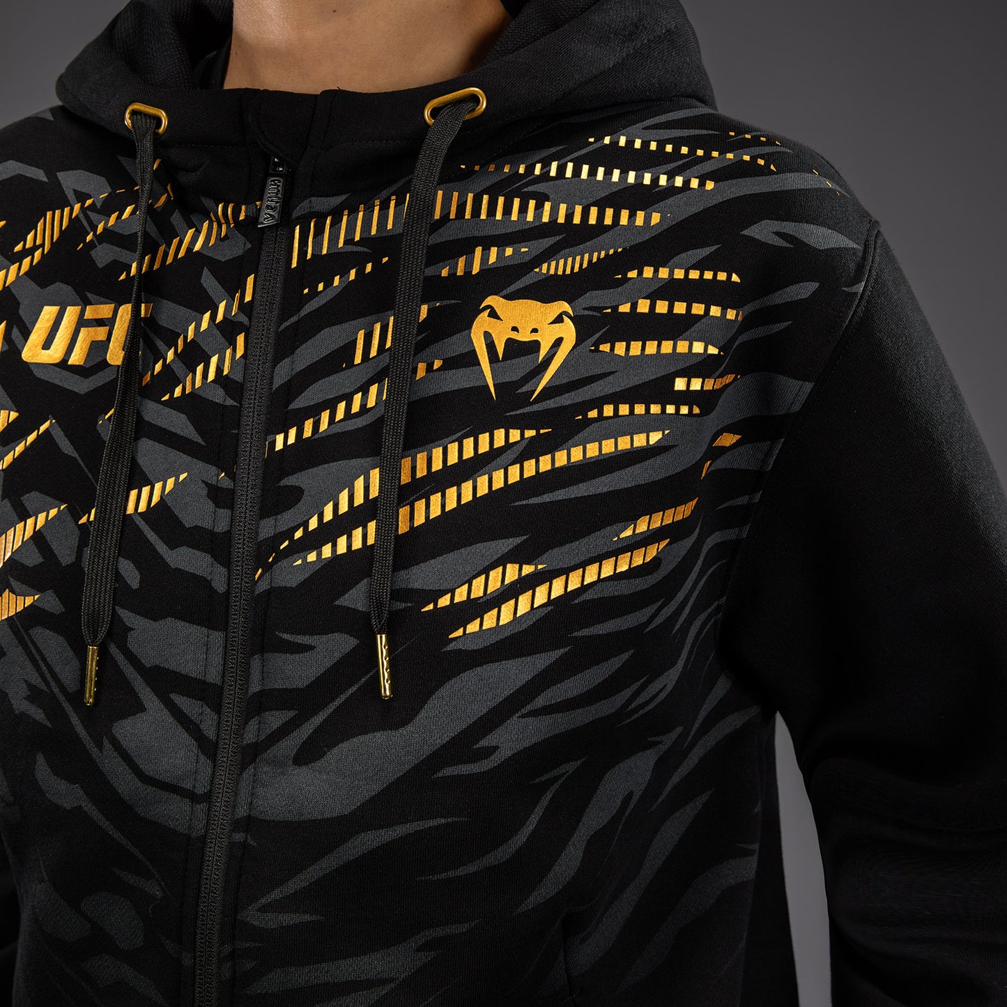 UFC Fusion by Venum Replica Felpa con Zip per Donna - Champion