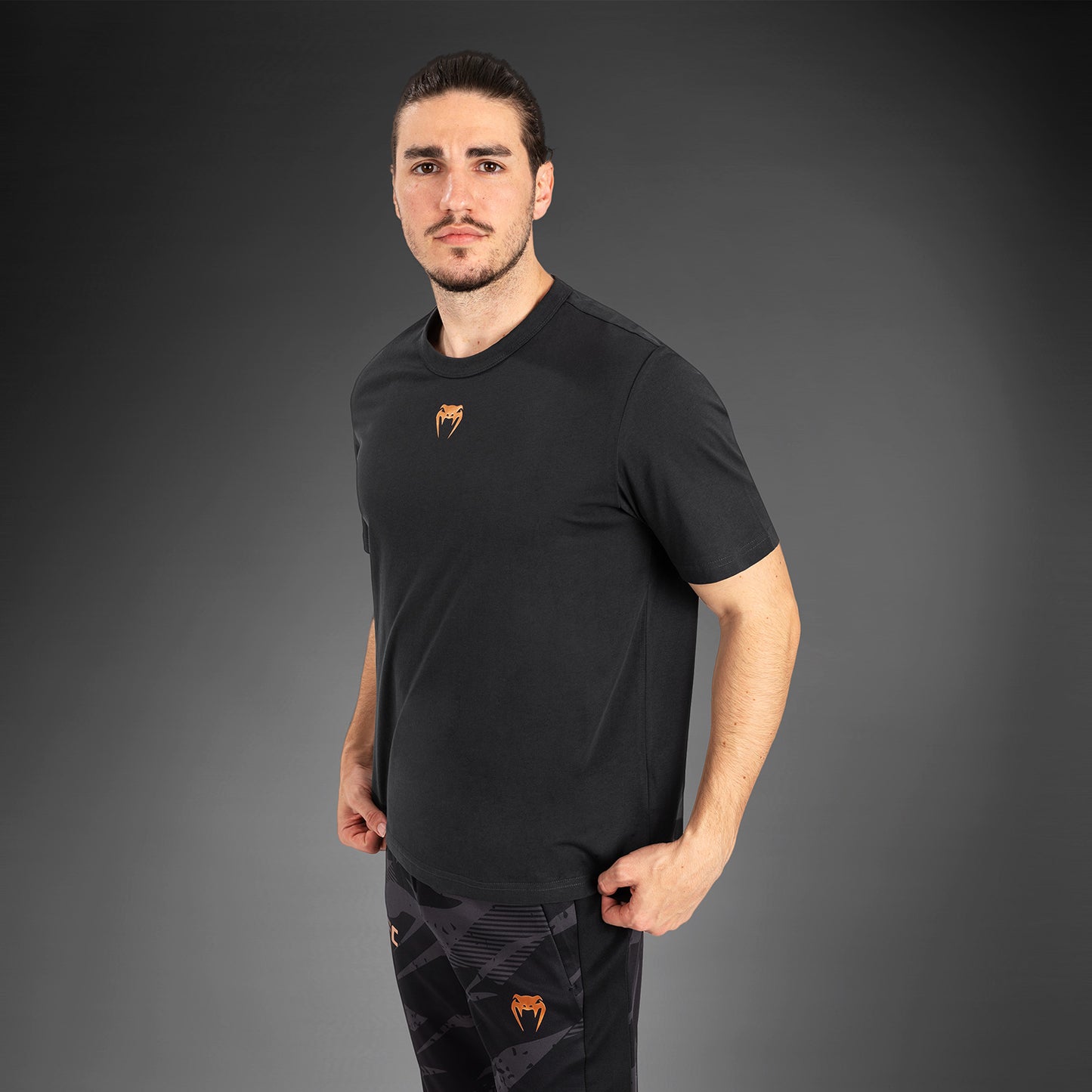 UFC Adrenaline by Venum Fight Week T-Shirt A Maniche Corte da Uomo - Antracite Grigio