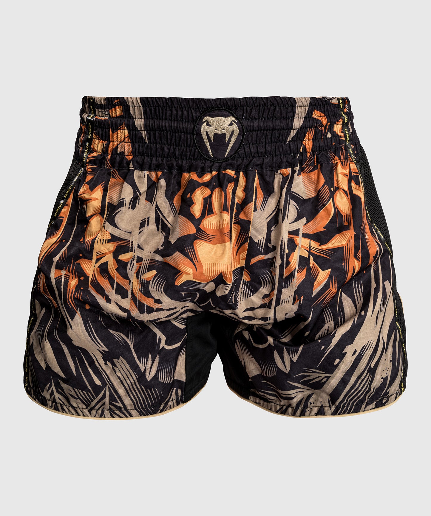 Venum Tiger Pantaloni Muay Thai da Uomo - Nero/Arancione Neon