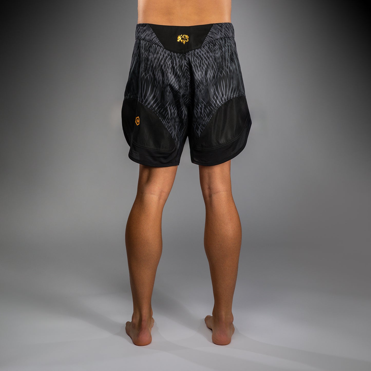 Venum x Chimaev Fightshorts - Nero/Grigio