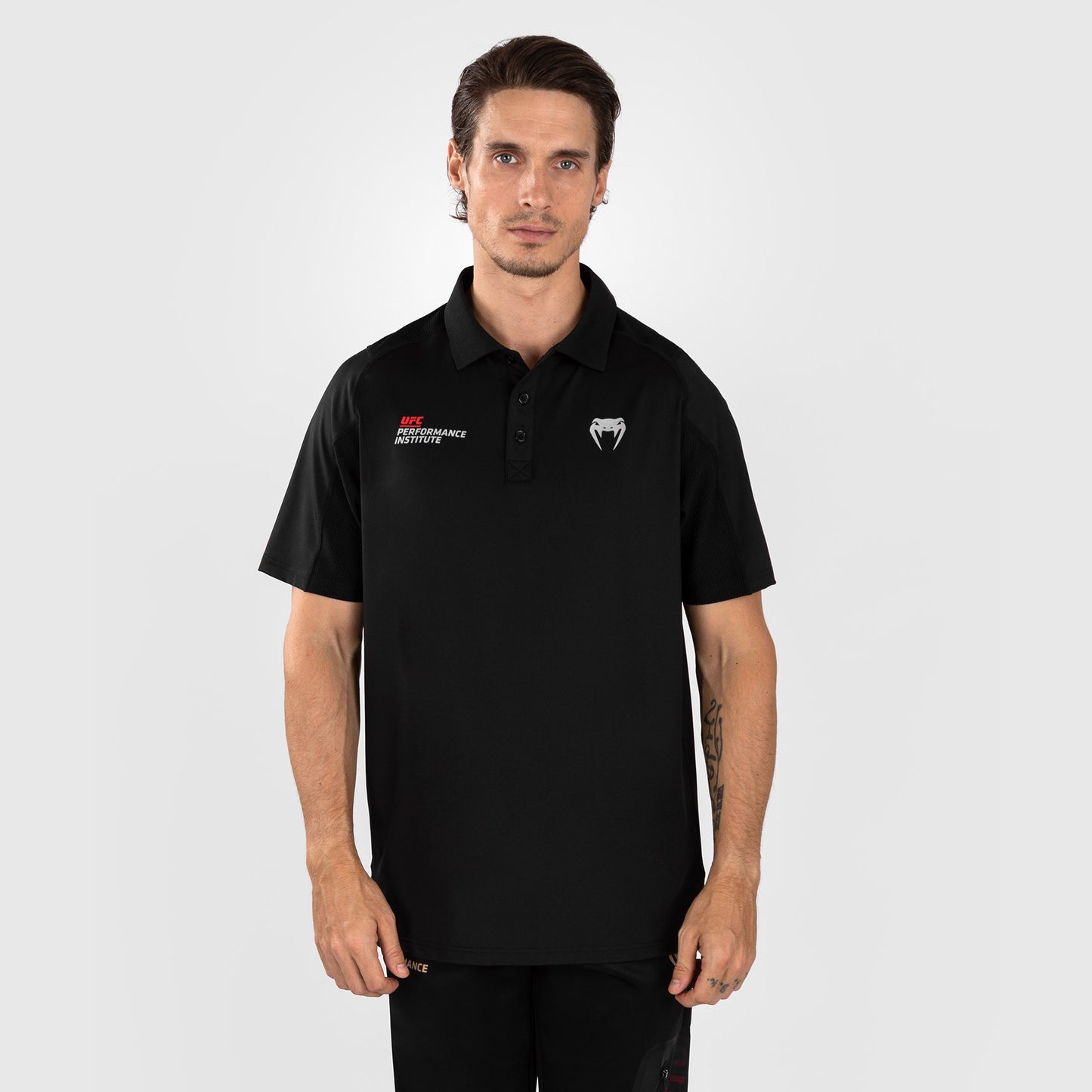 UFC Venum Performance Institute 2.0 Polo - Nero/Rosso