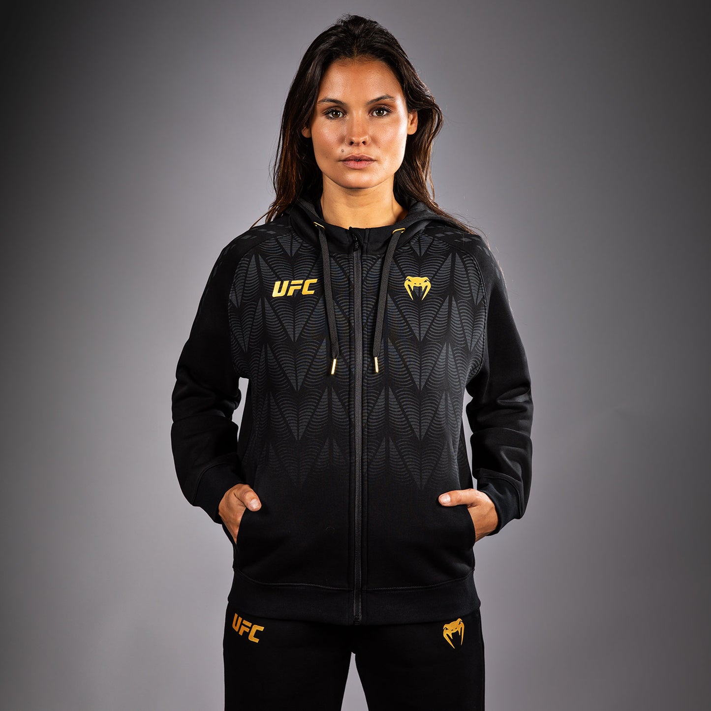 UFC Zenith by Venum Replica Felpa con zip Donna - Champion
