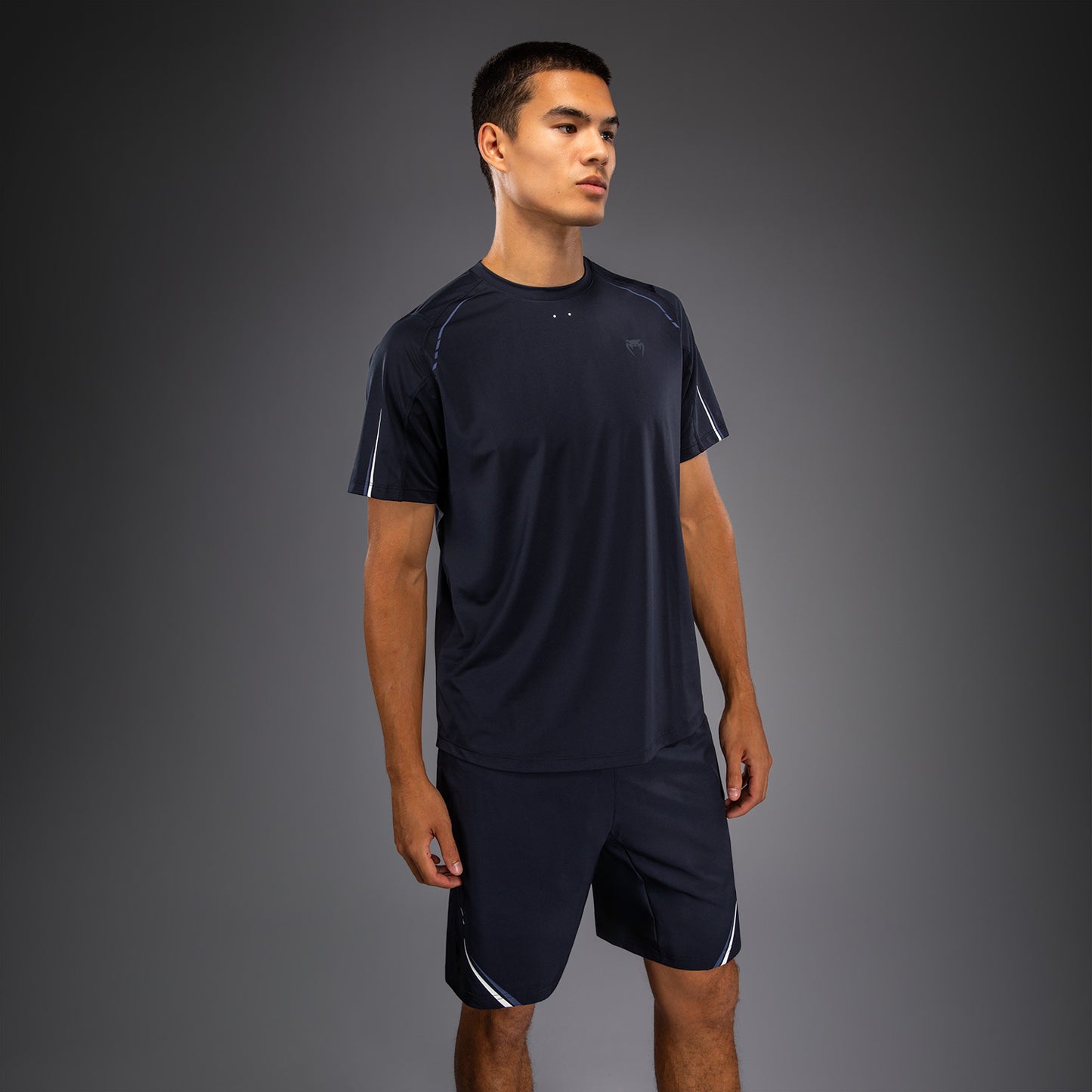 Venum G-Core Maglietta Dry Tech - Blu Navy/Bianco